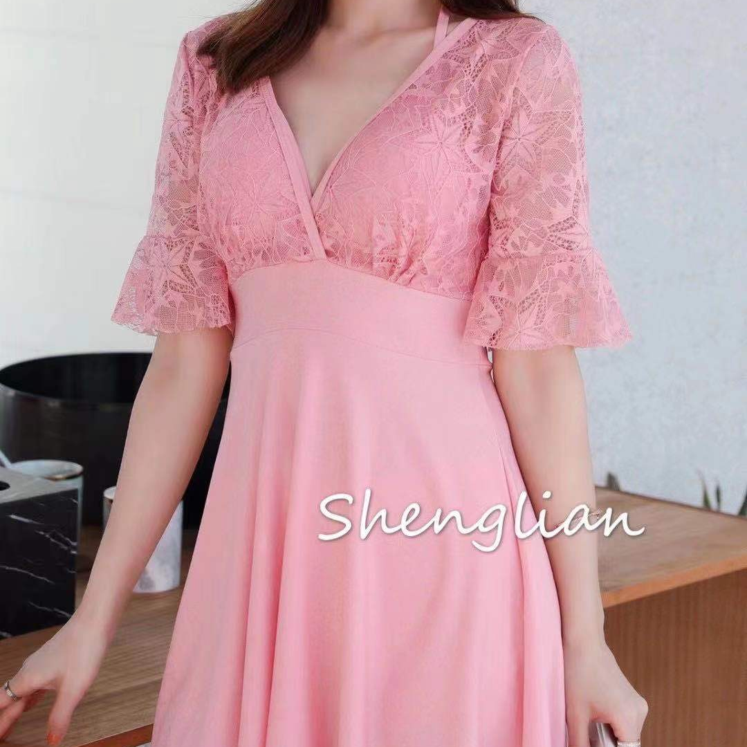 Swimsuit Female Summer Conservative Cover Belly Beach Smock Large Size Slimming Sunscreen Swimsuit 1021