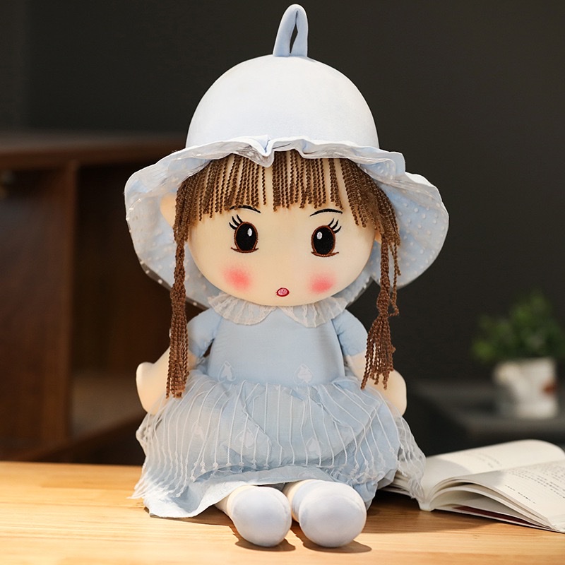 Doll plush girl detail image 2
