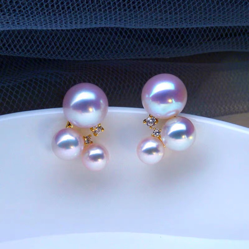 Pearl earrings Earrings earrings earrings diamond studs