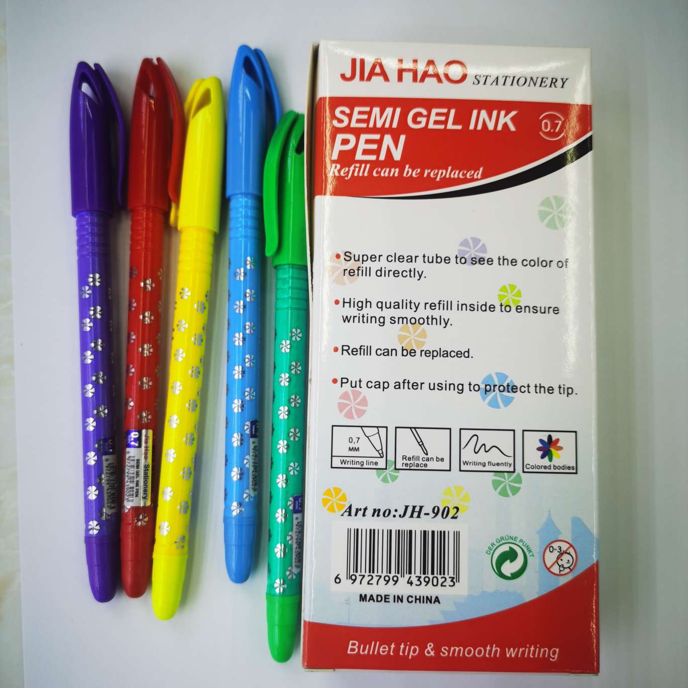 圆珠笔、中油笔实物图