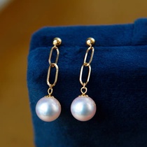 Pearl studs, earrings, chain earrings