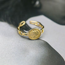 36 Ansheng Museum new thorn retro ring sterling silver handmade pair ring retro style couple ring overbearing ring