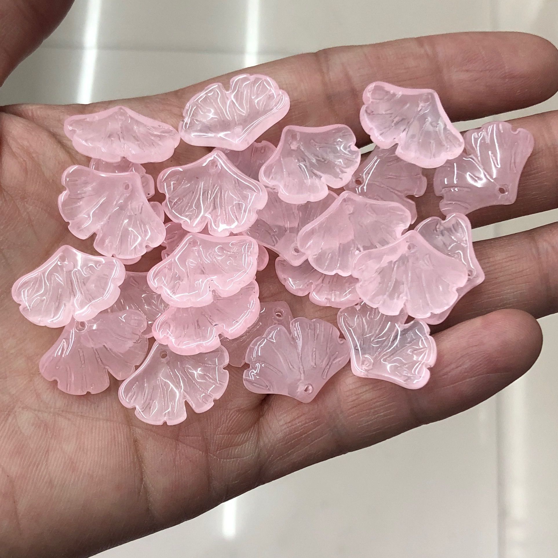 琉璃光DIY手工材料古风发簪头饰水晶散珠步摇流苏吊坠2274
