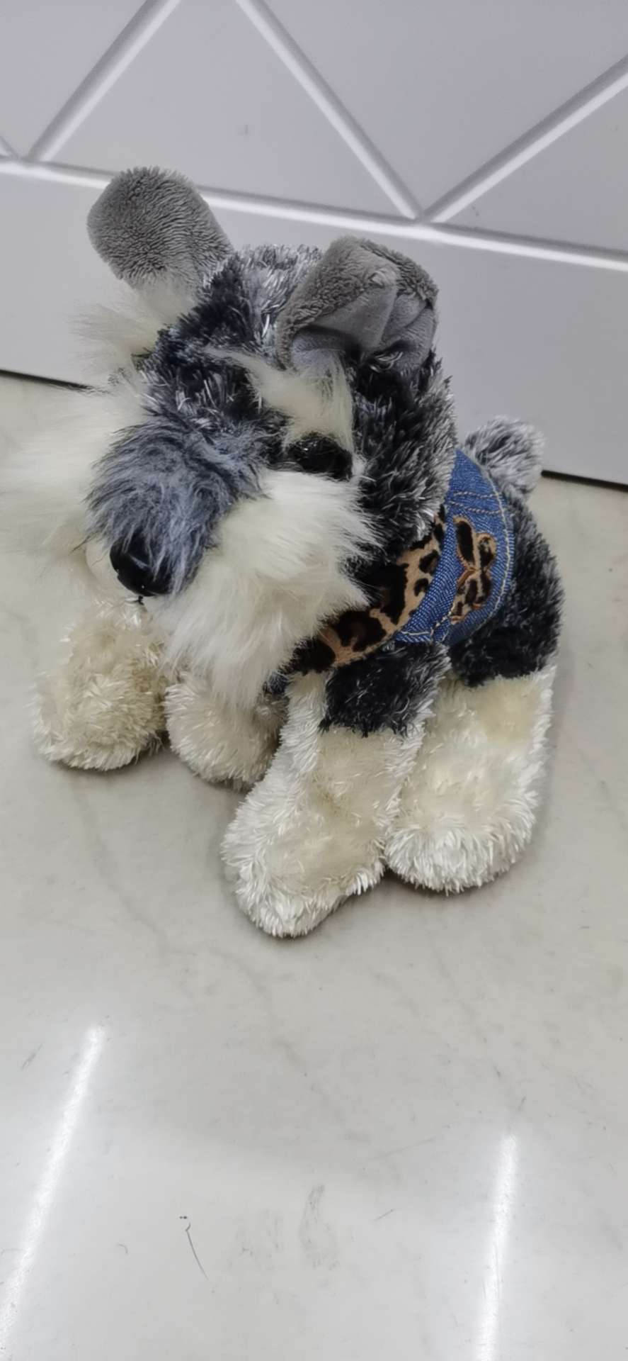 Dreamy Plush Toy No. 1 Dressing Schnauzer Factory Direct sales Premium plush Specification image