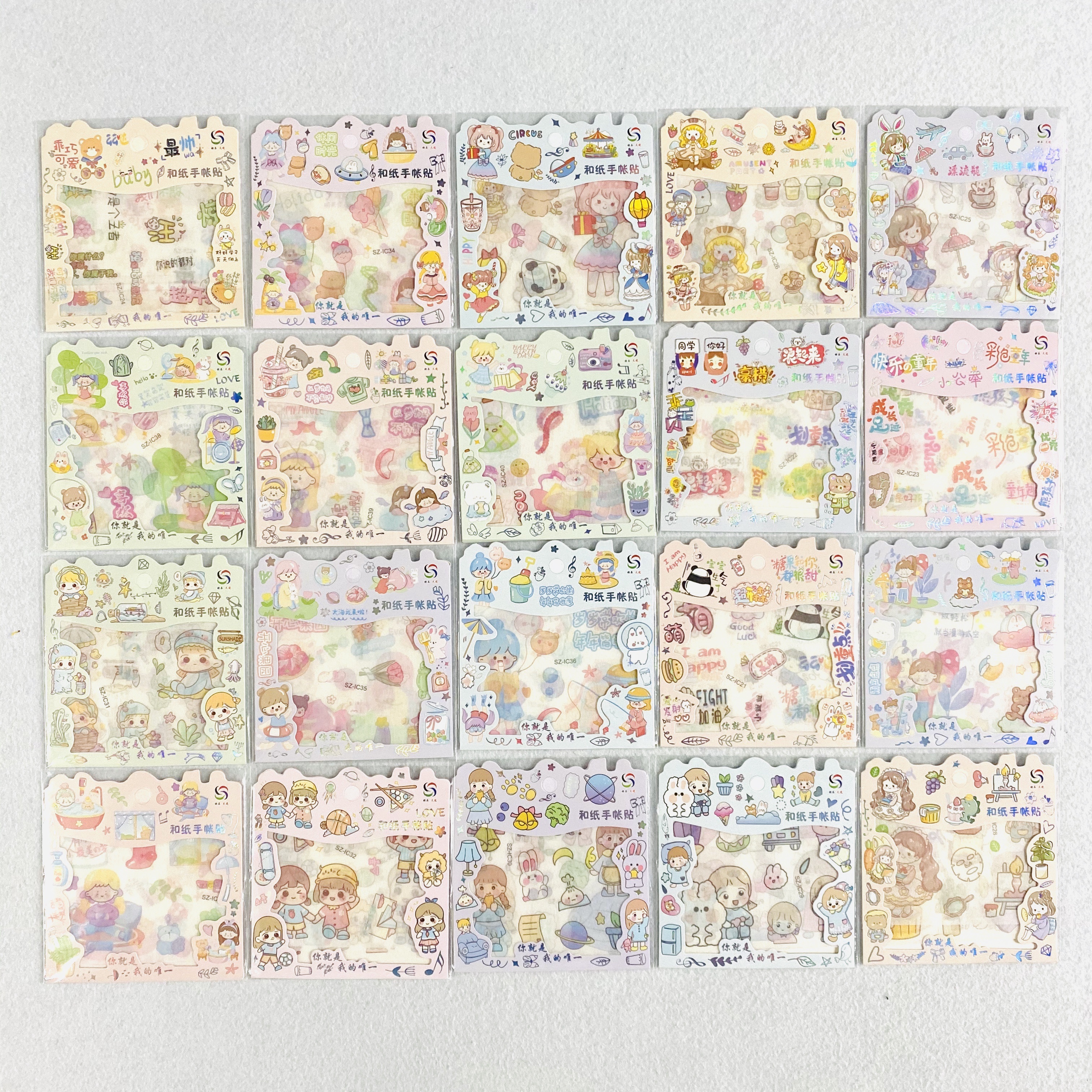 40 creative planner stickers Application Scenario