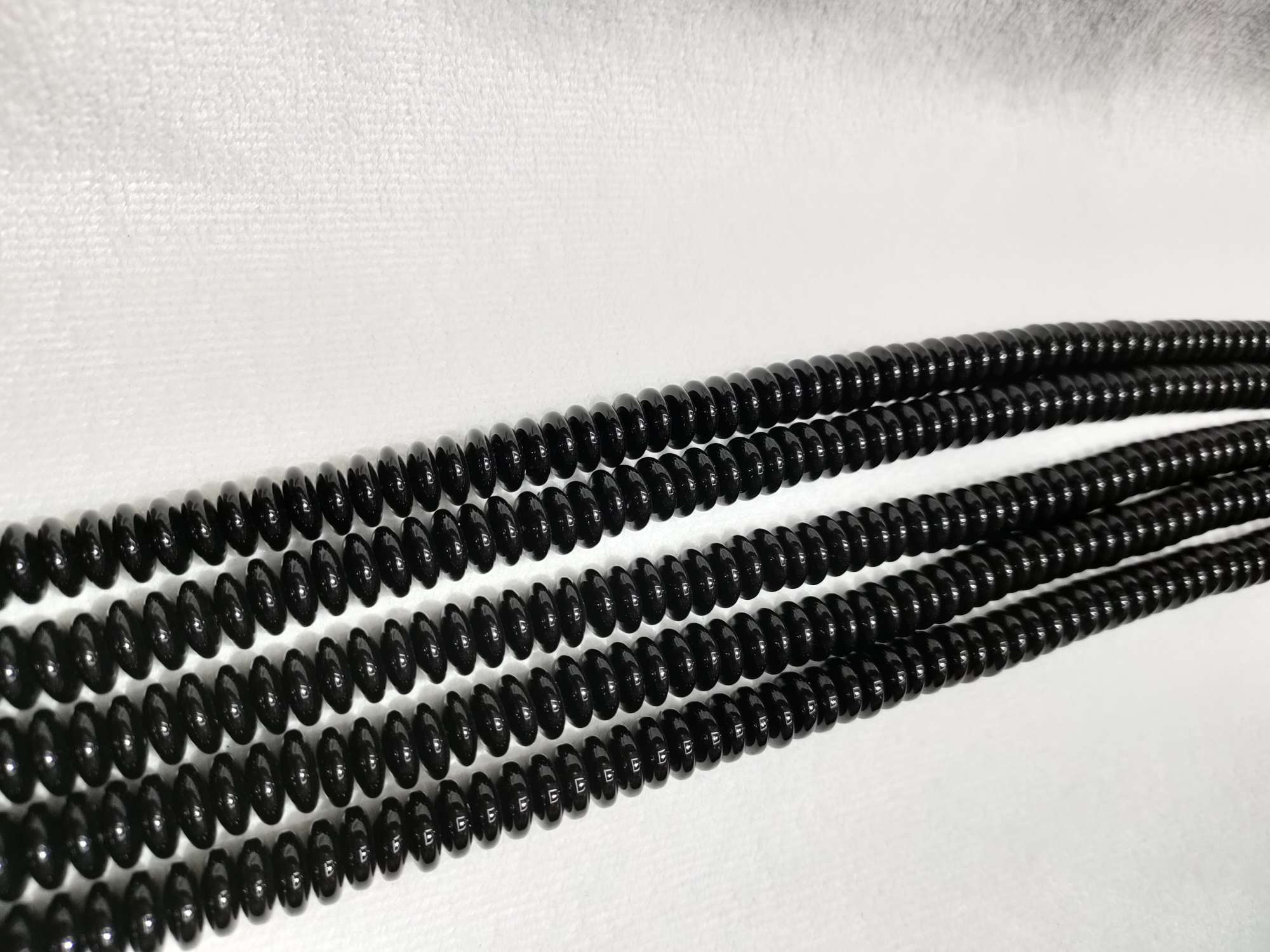 4ⅹ10黑玛瑙算盘珠半成品产品图