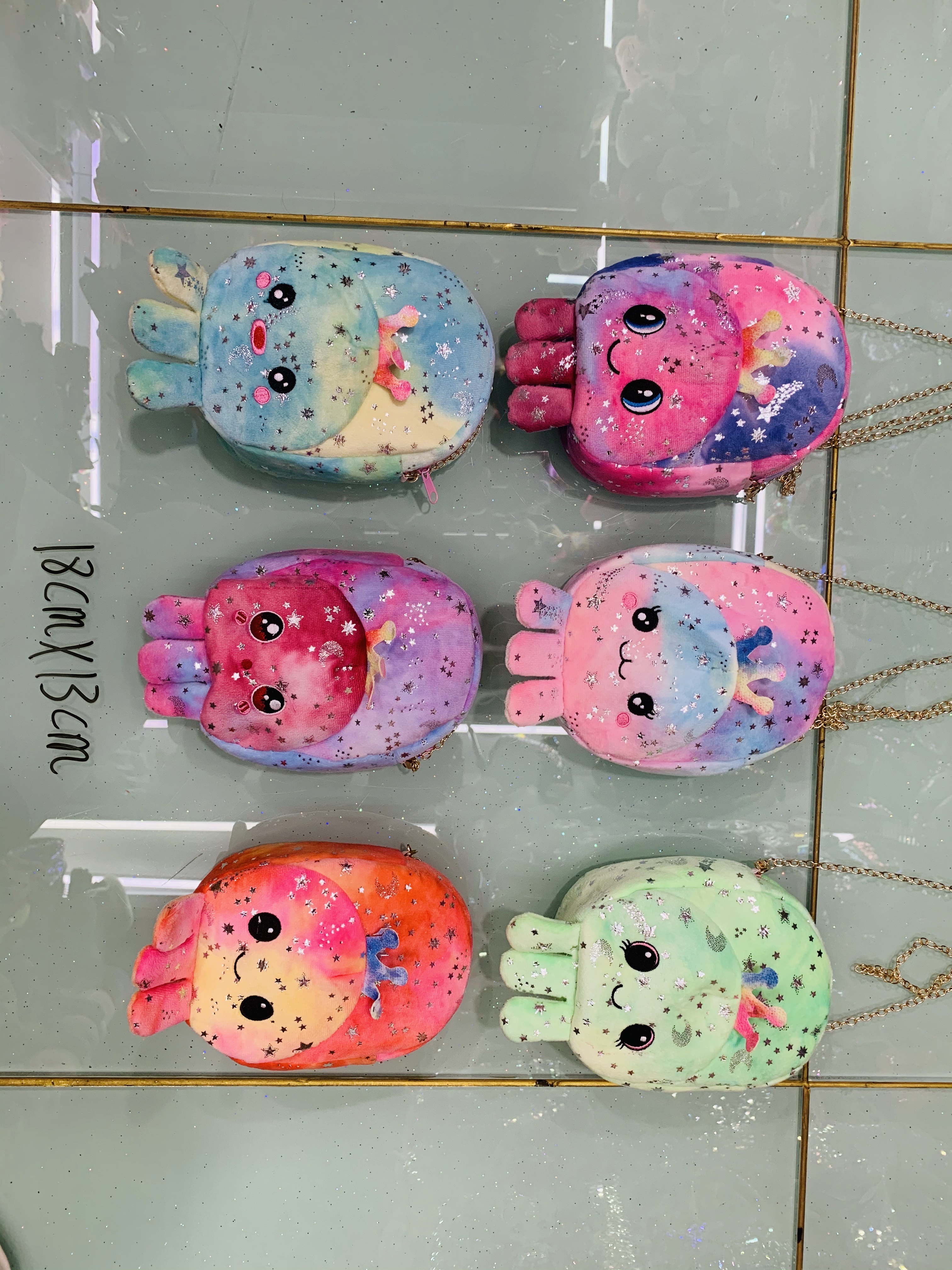 Plush crossbody bag, plush crossbody bag, plush toy, new cute cartoon octopus crossbody bag Specification image