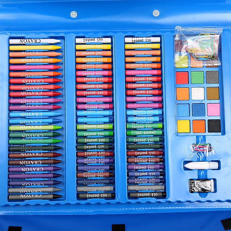 208 Russian Packaged Watercolor Pen Painting Set, Children's Art Supplies Application Scenario