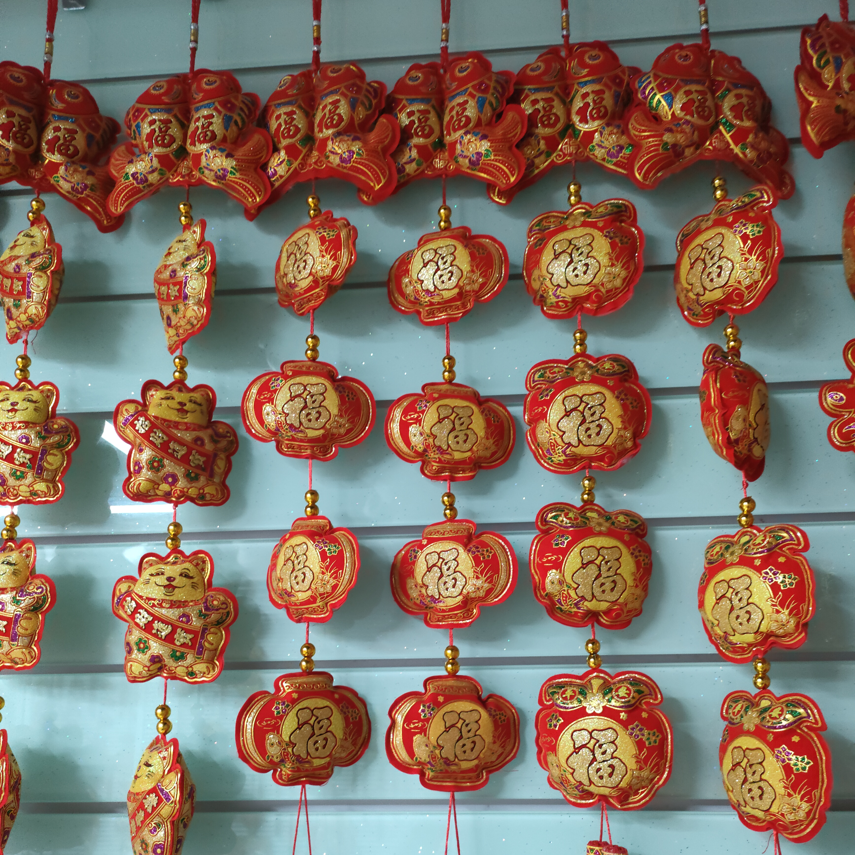 Small apple pendants, festive wedding and festival supplies, moving into a new home