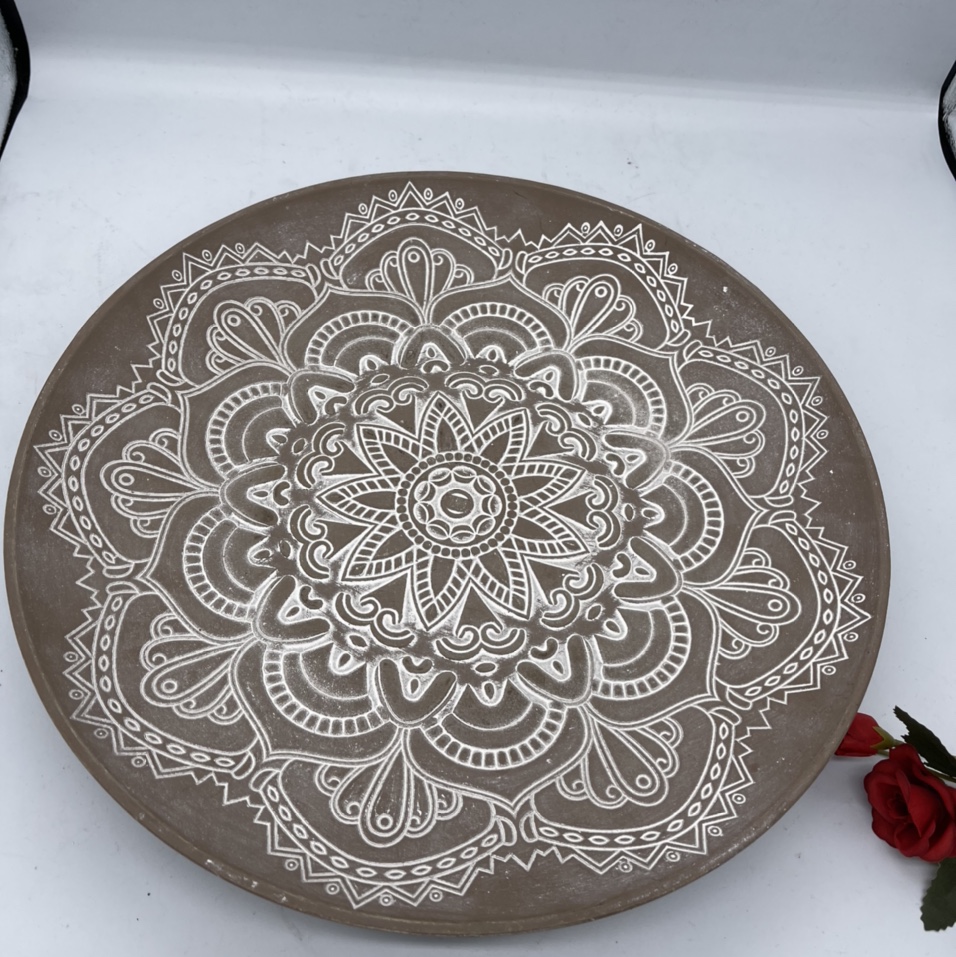Light luxury home fruit plate, snack plate, living room coffee table, fruit plate, hotel front desk candy plate, key tray, decorative items, 94 Love Home Craft 02