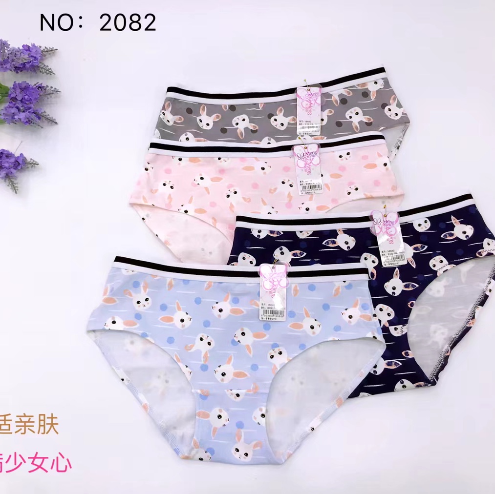 Manufacturers Direct Sales Seamless Underwear Soft Super Elastic Color Super Multi-Mesh Hollow Girl Small Waist Underwear 2082