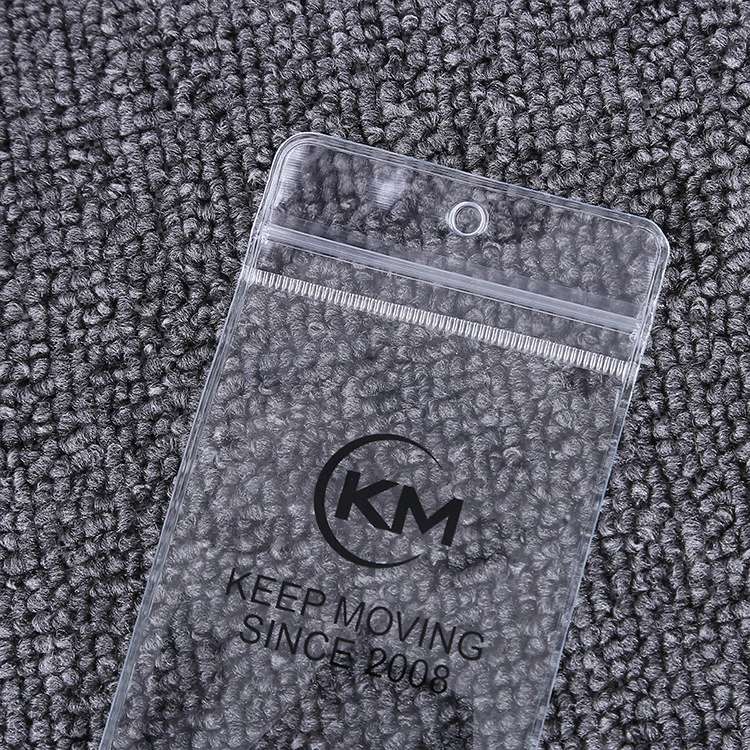 The manufacturer is selling custom-made PVC gel pen self-sealing bags with transparent sealing and long strips, as well as plastic bags for cosmetic brushes details Picture