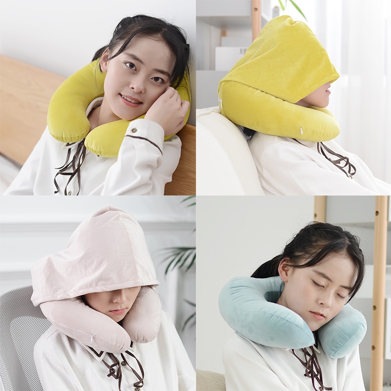 U-shaped pillow, cute cartoon throw pillow, pillow, neck guard pillow, airplane travel office nap pillow, cervical pillow, neck guard 67
