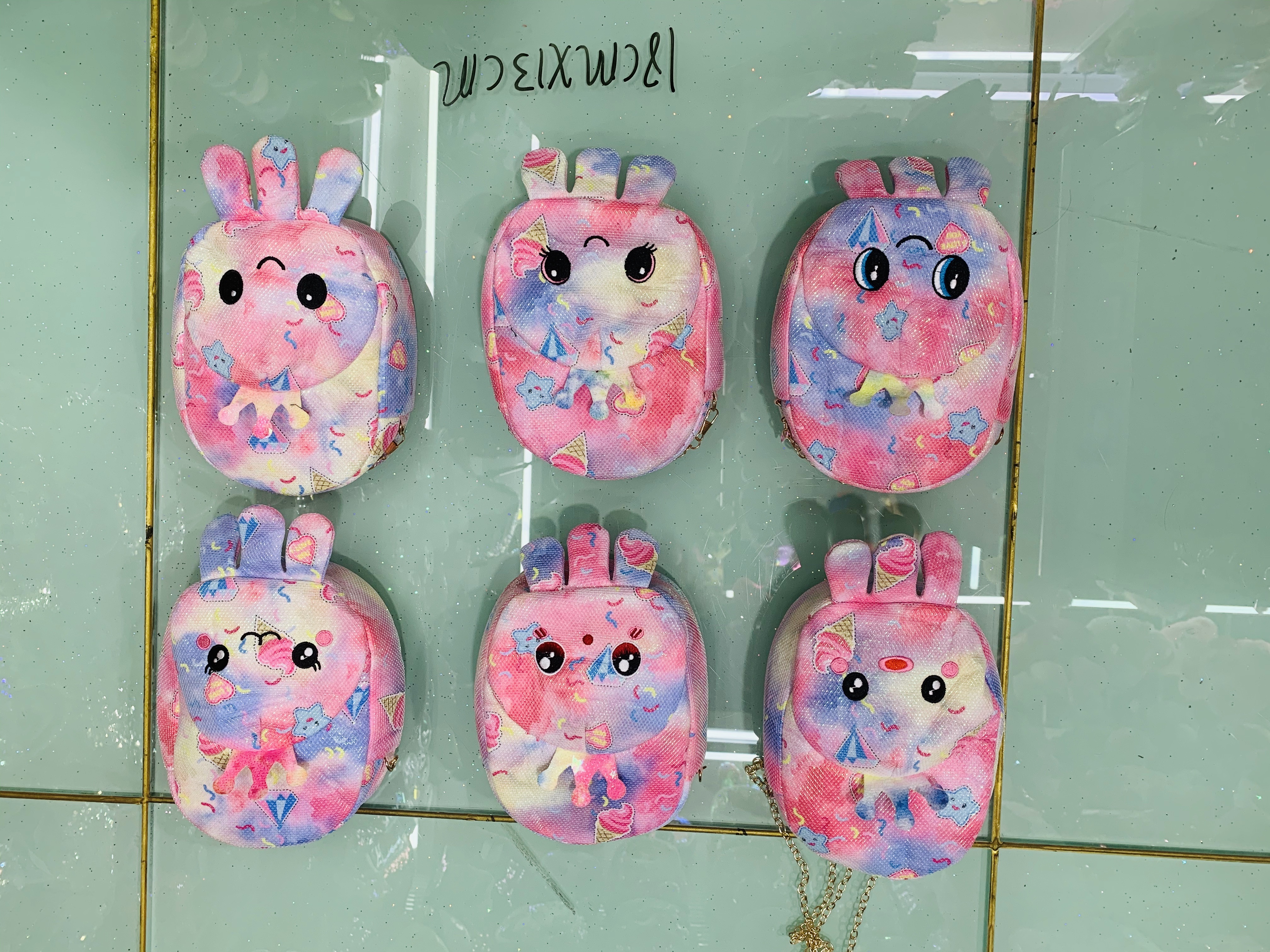 Plush crossbody bag, plush cartoon crossbody bag, new cute cartoon printed octopus crossbody bag for children Specification image