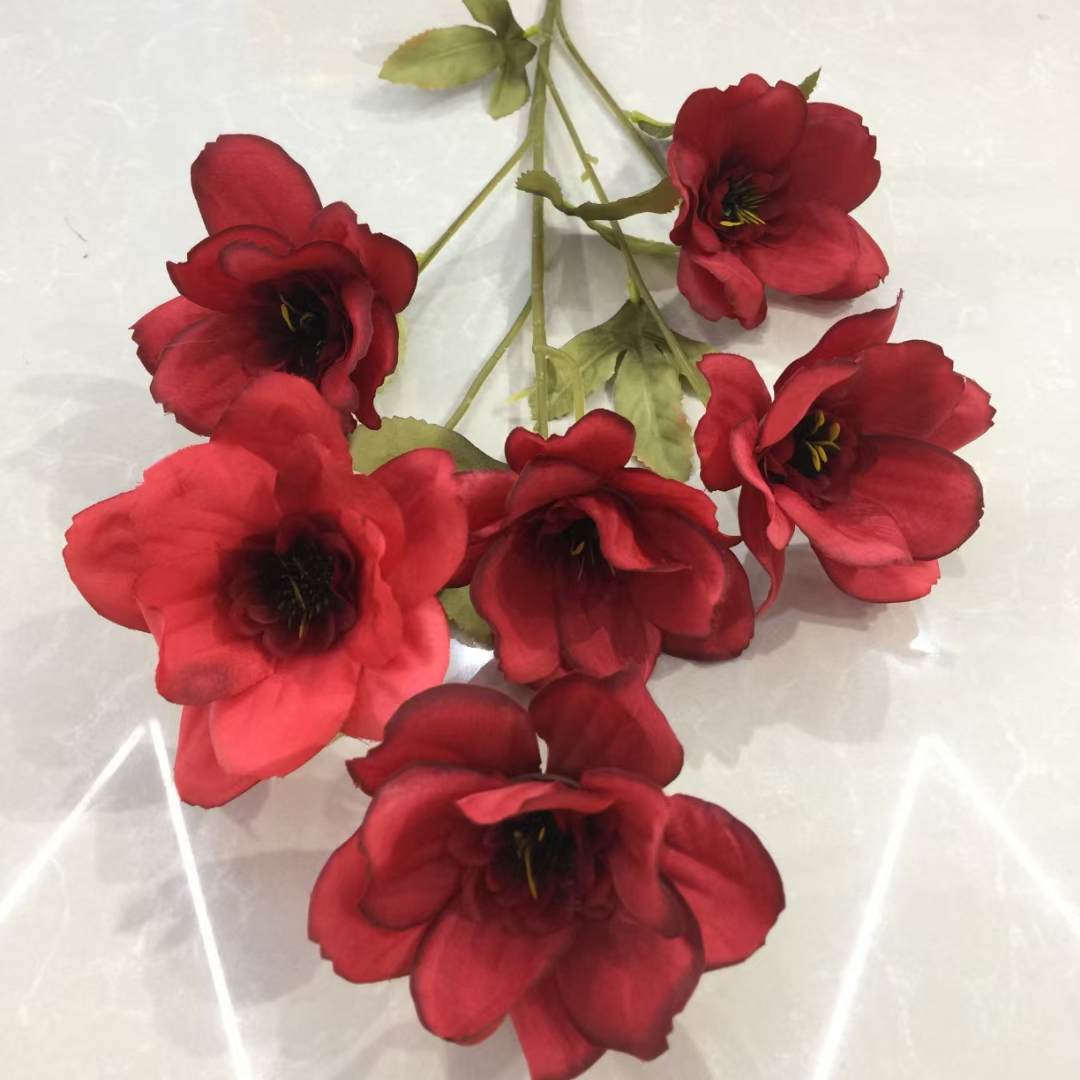 仿真花仿真植物仿真玫瑰紫色园林园艺11