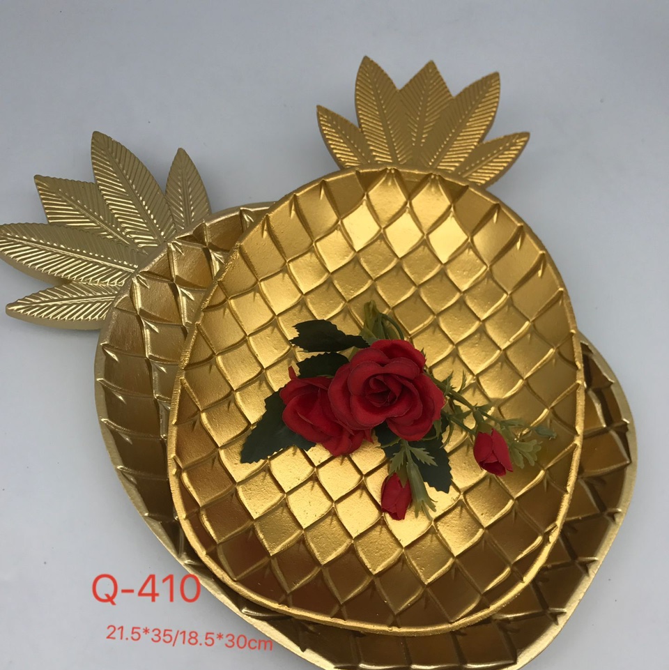 Light luxury home fruit plate, snack plate, living room coffee table, fruit plate, hotel front desk candy plate, key tray, decorative items, Love Home Craft 84