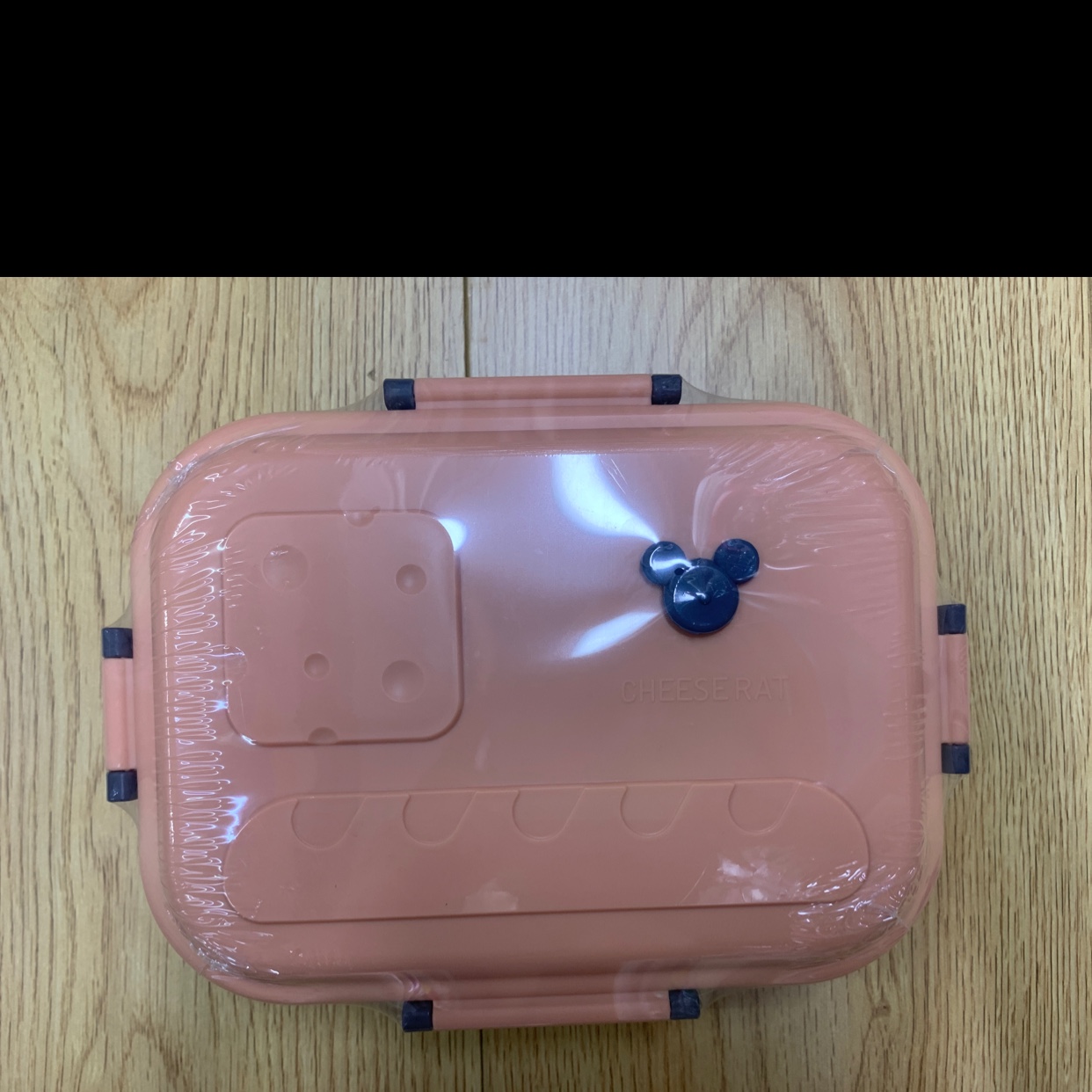 The new student lunch box has four buttons details Picture