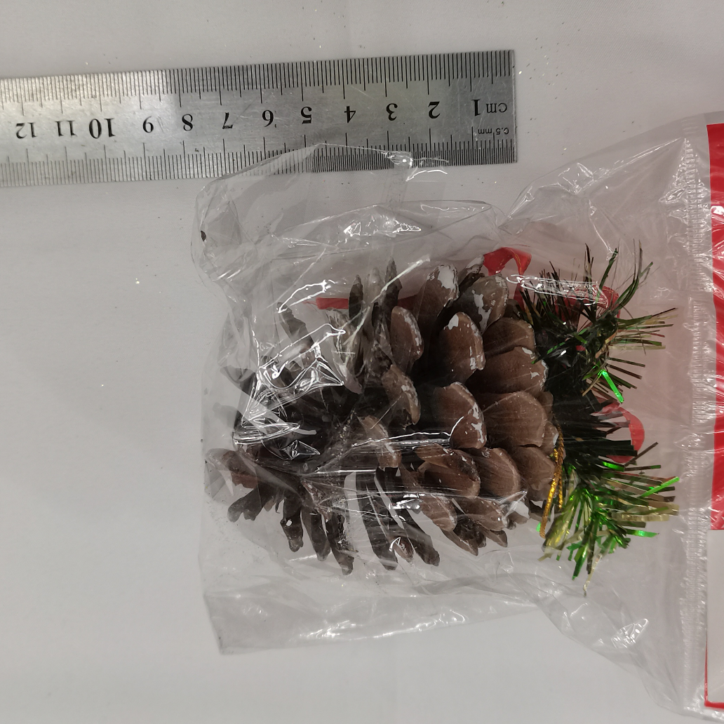 圣诞挂件圣诞礼物圣诞产品派对松果挂件圣诞树挂件