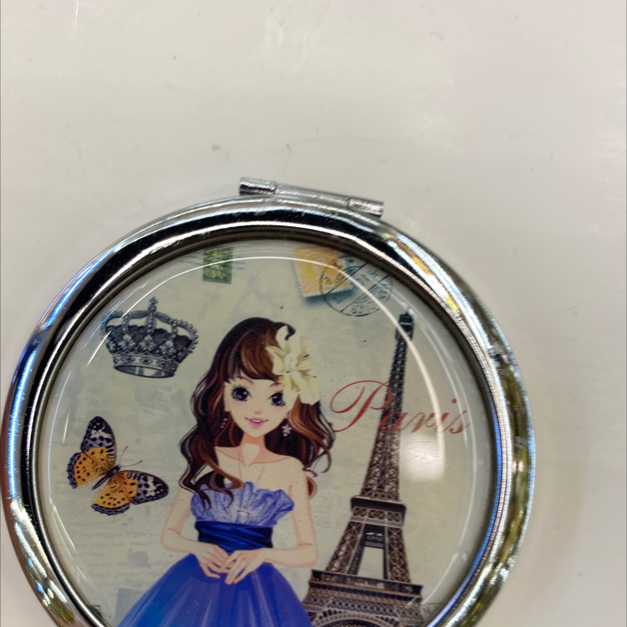 迪梦斯工艺品珠宝首饰盒镜子手工定制创意礼品镜子艾菲尔铁塔图案
详情图6
