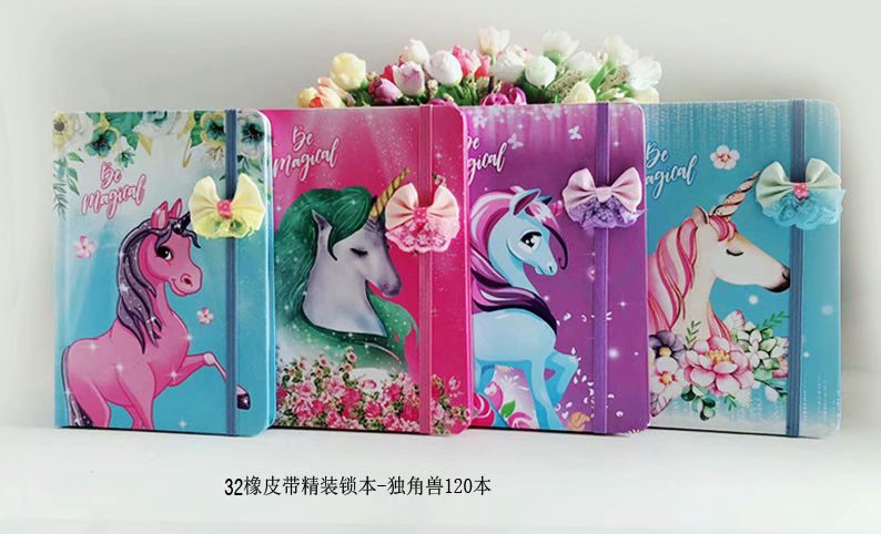 32K Bow Rubber Band Notebook, Diary 1 2 details Picture