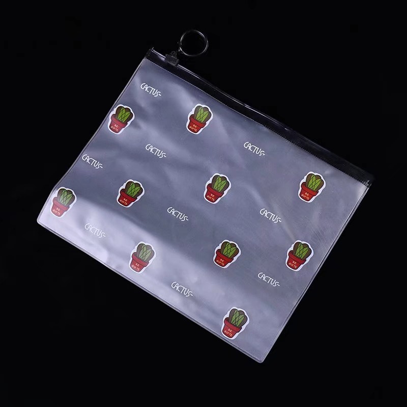pvc film file bags, zipper bags, self-sealing bags, inner trouser bags, sock bags, packaging bags details Picture