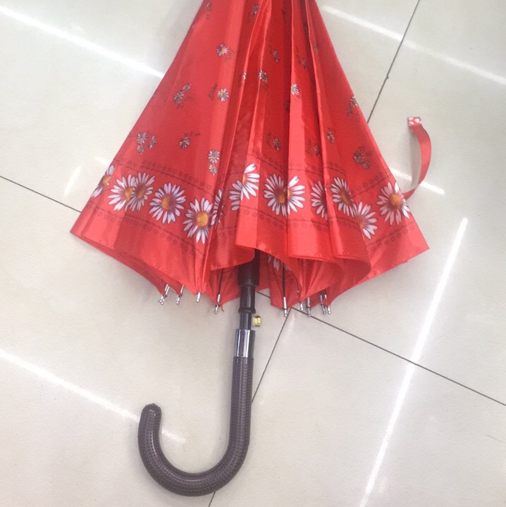 Guochao 58 cm 10k color ding self-opening floral umbrella