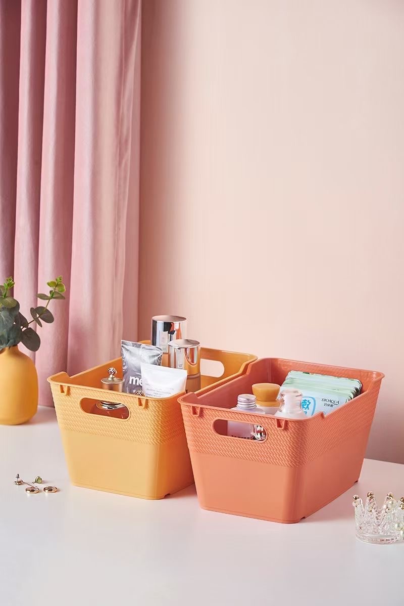 New color desktop storage box storage basket details Picture
