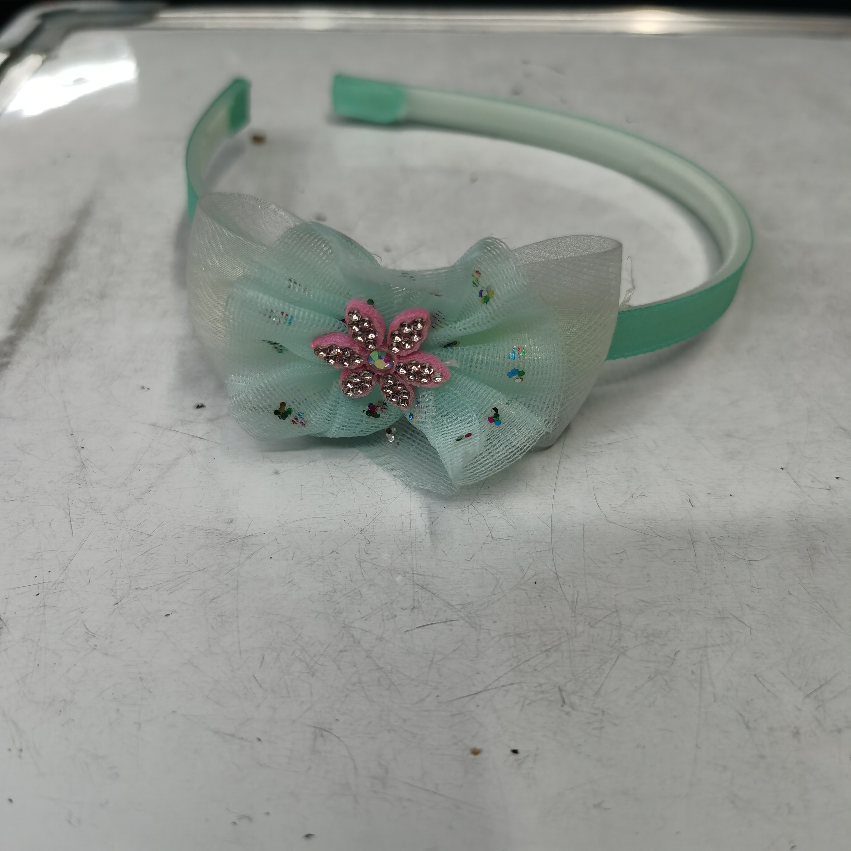 Popular jewelry flannel four bullet ring series pearl dot drill ring series headband streamer 178 thumbnail