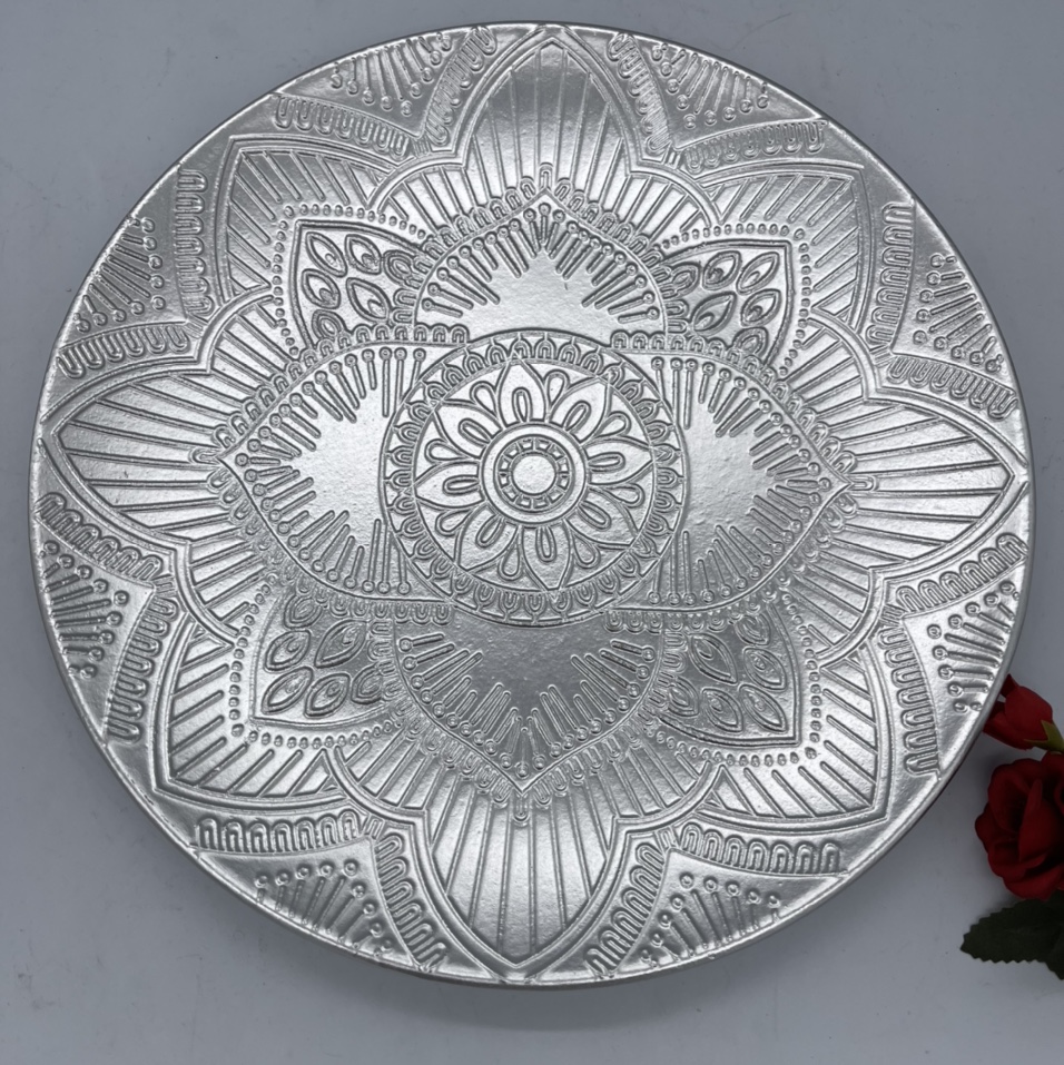 Light luxury home fruit plate, snack plate, living room coffee table, fruit plate, hotel front desk candy plate, key tray, decorative items 98, Love Home Craft 03