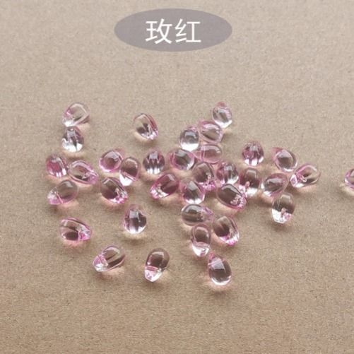 琉璃光DIY手工材料古风发簪头饰水晶散珠步摇流苏吊坠2306