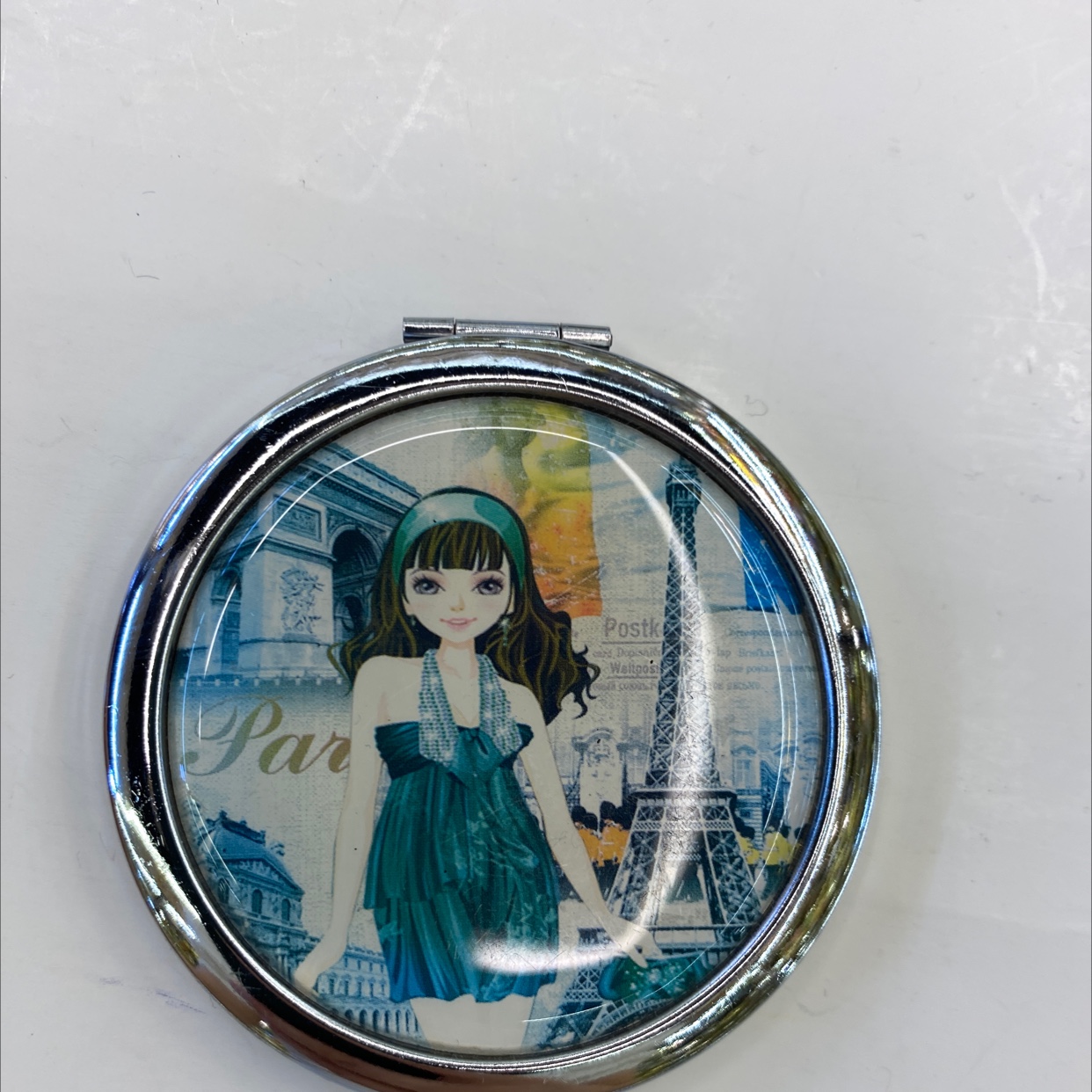 迪梦斯工艺品珠宝首饰盒镜子手工定制创意礼品镜子艾菲尔铁塔图案
详情图1