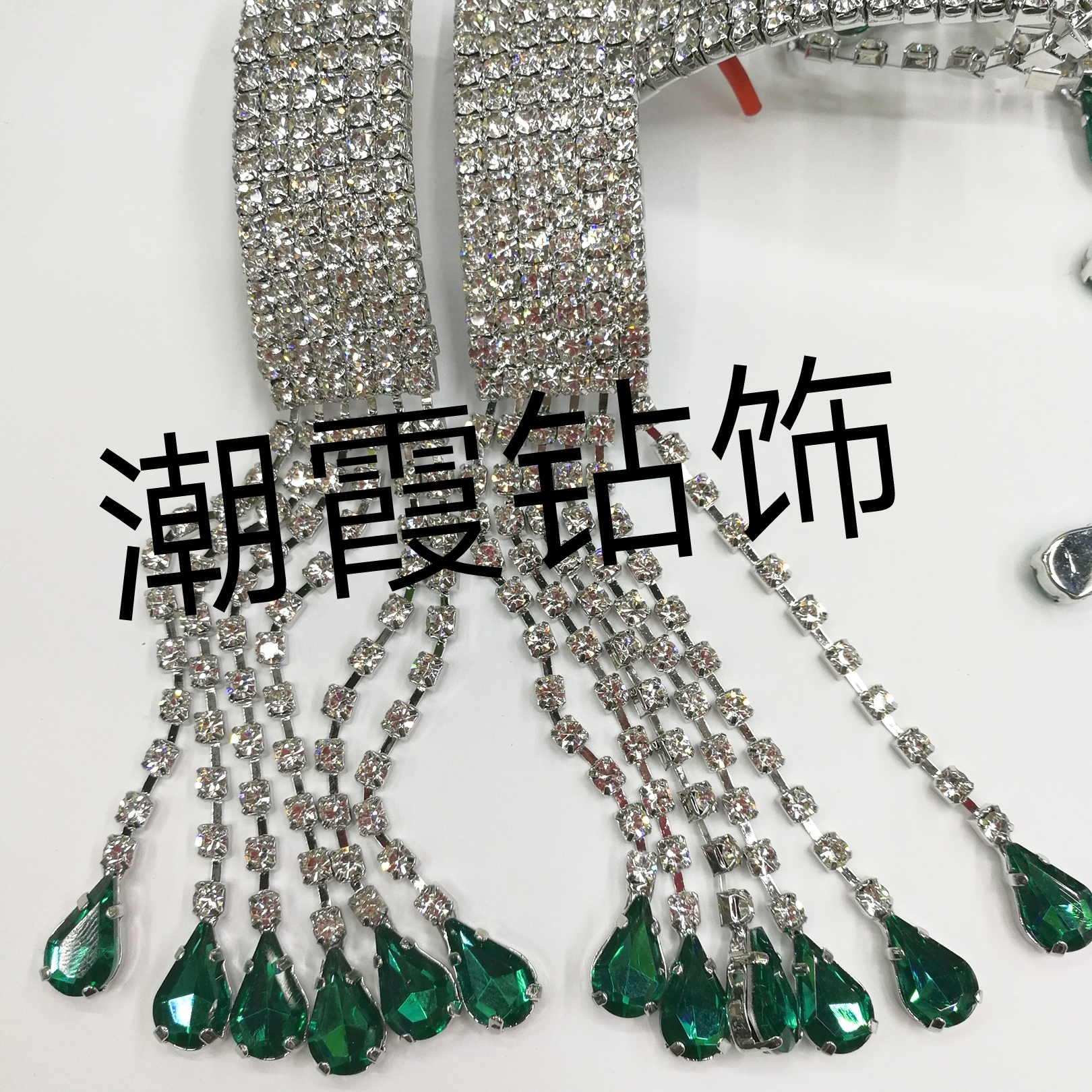 Yiwu International Trade City Chaoxia Diamond Jewelry's best-selling earrings imitate the silver needle S925 silver needle diamond jewelry