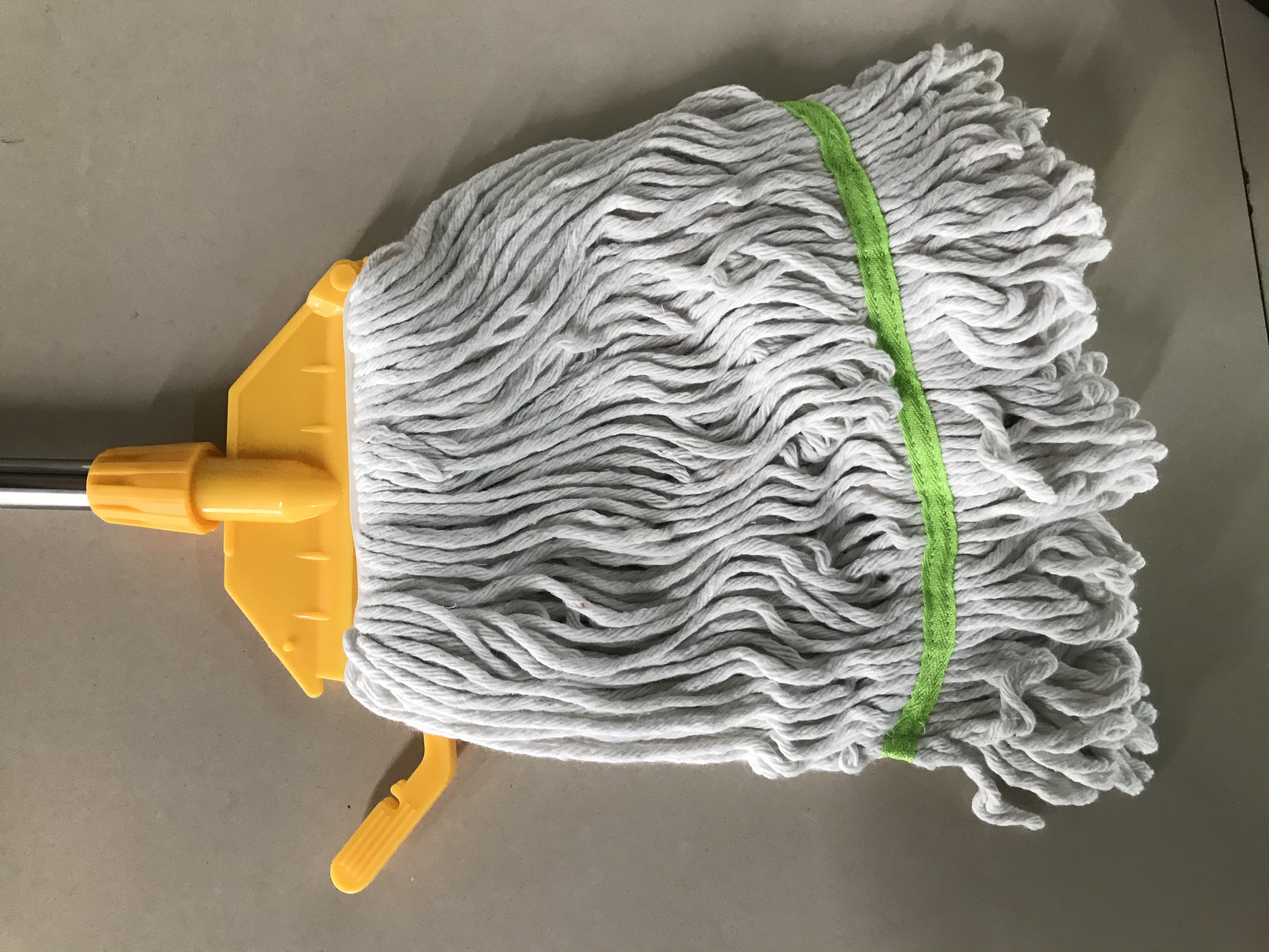 Stainless Steel Rod Mop Removable Removable Convertible Yarn Head Super Absorbent Cotton Mop Cement Floor Marble Floor Mop details Picture