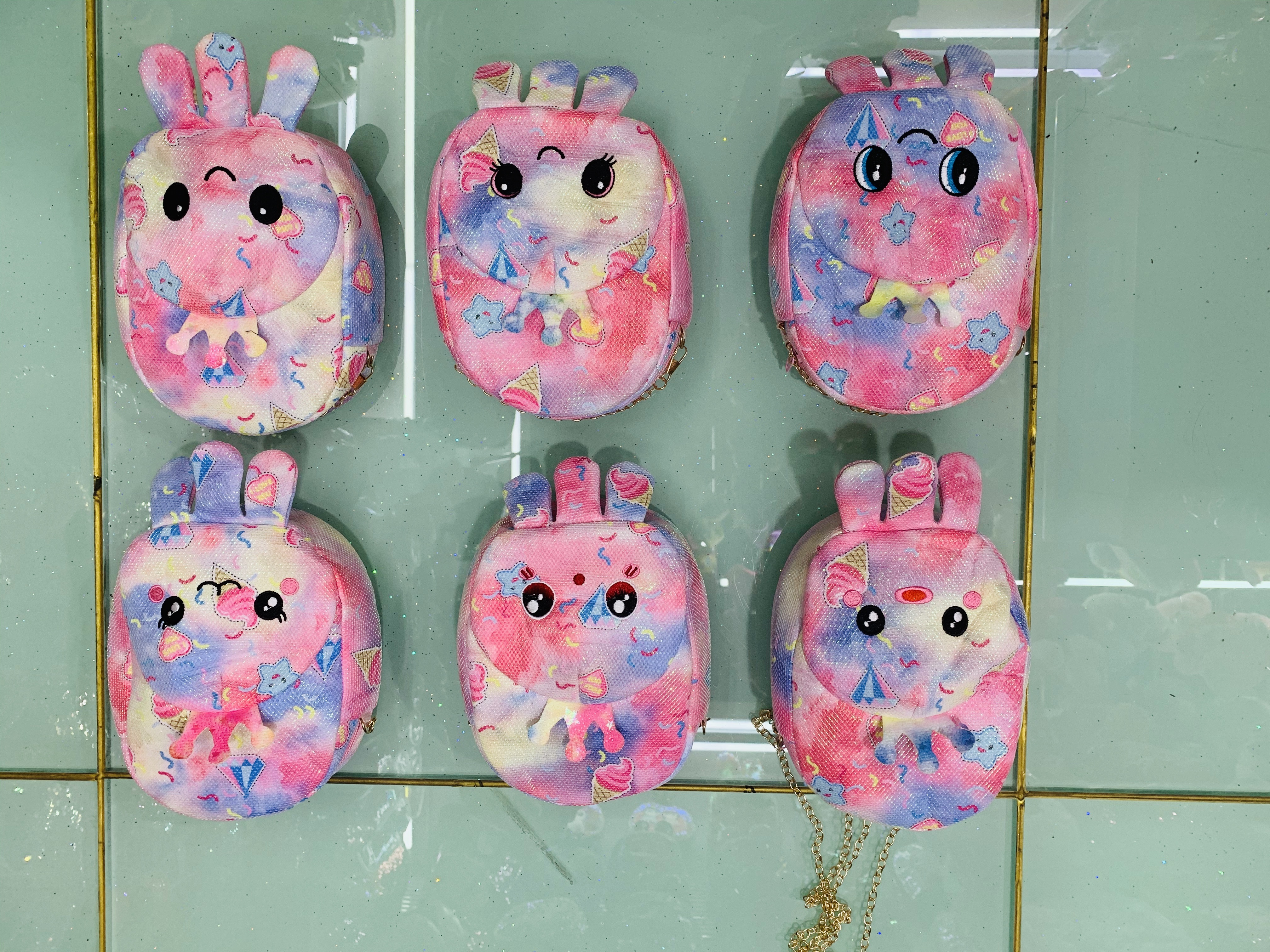 Plush crossbody bag, plush cartoon crossbody bag, new cute cartoon printed octopus crossbody bag for children details Picture