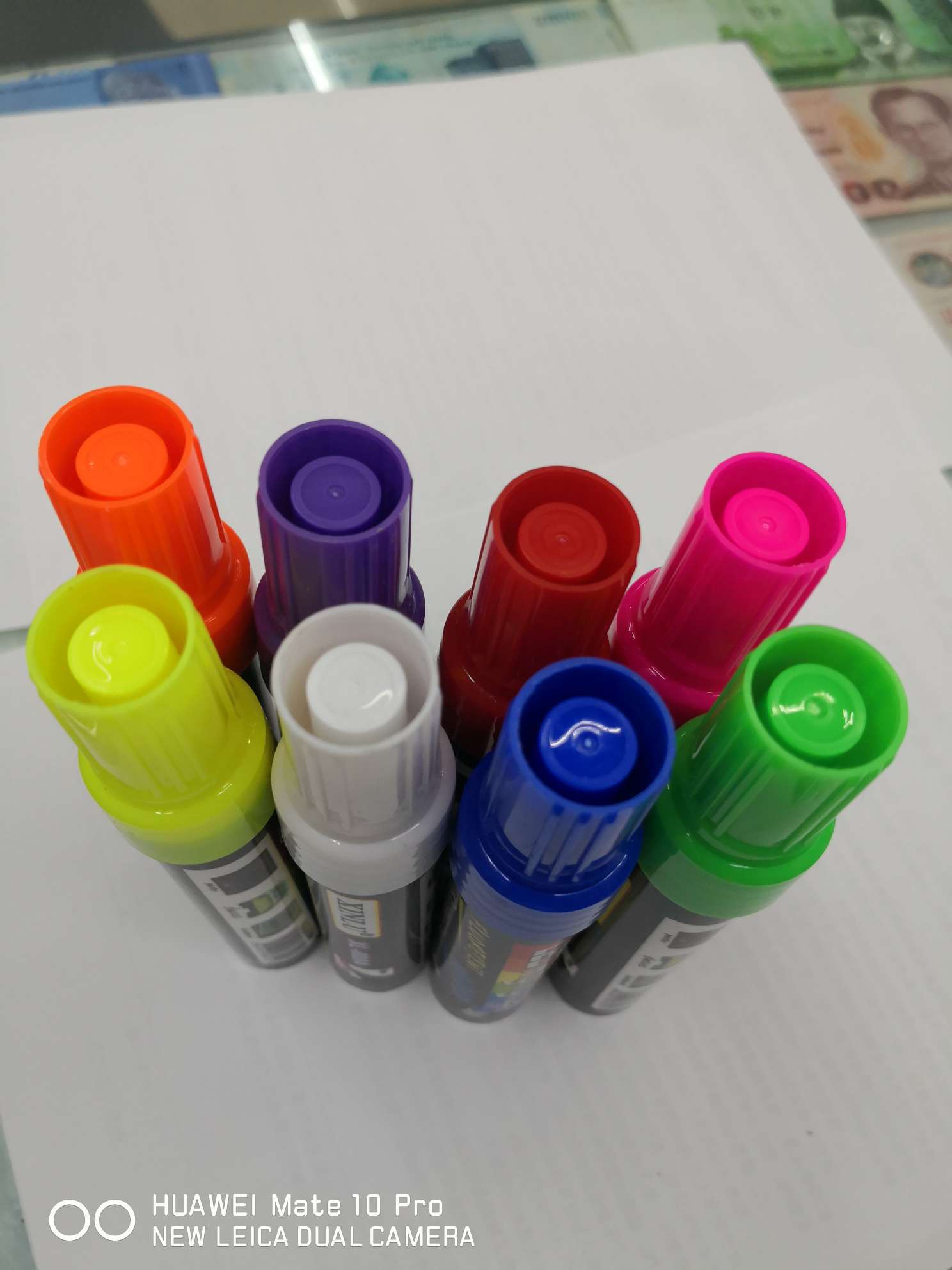 Yiwu Boyang Pen and Ink Products Store offers XL-800A-8 color PVC bag packaging for electronic highlighter pen tips Specification image
