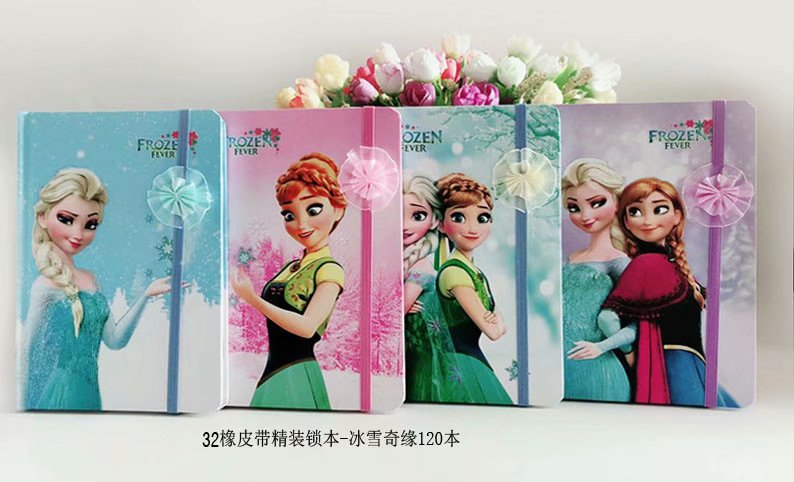 32K Bow Rubber Band Notebook, Diary 1 2 Application Scenario