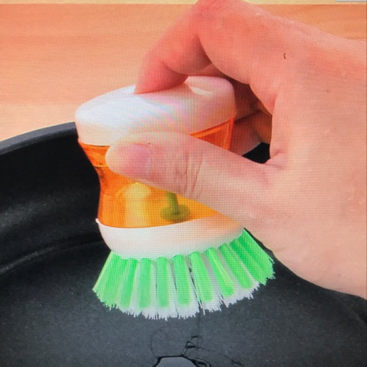 Hydraulic Plastic Pot Brush Strong Decontamination Strong Durable Kitchen Pot Brush Tool Multi-Functional Brush Add Liquid Wash Pot Wash Dish Brush