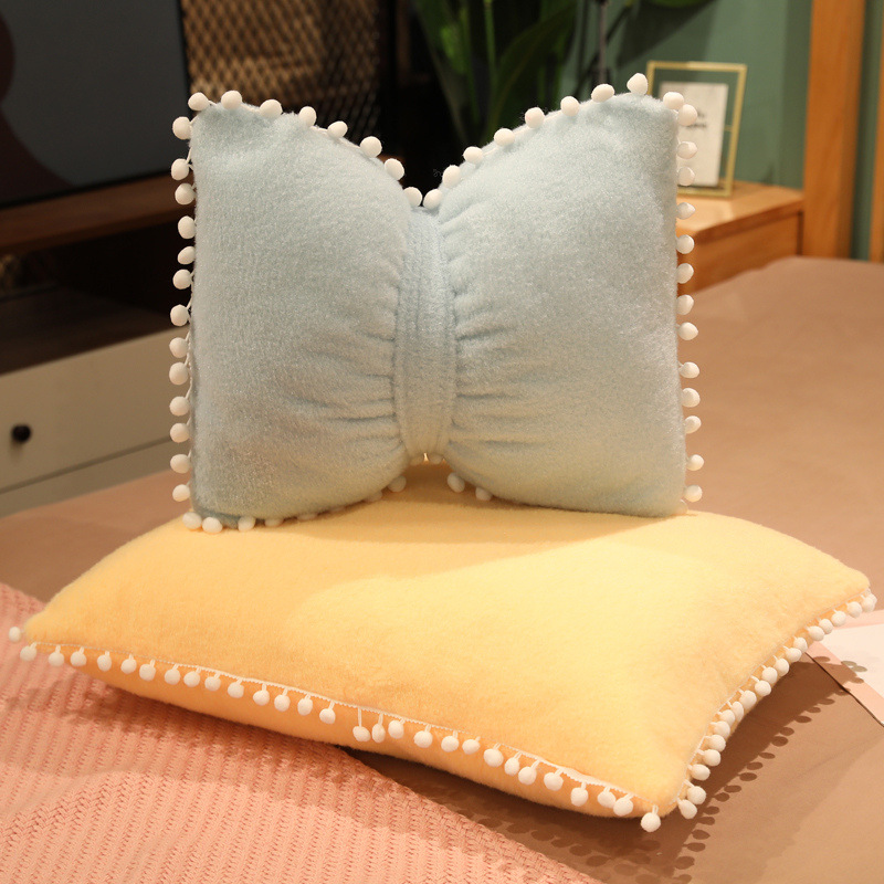 The Instagram-worthy throw pillow, sofa, bow pillow, bedroom bay window decoration, cute cushion, bedside, living room, girlish heart detail image 15