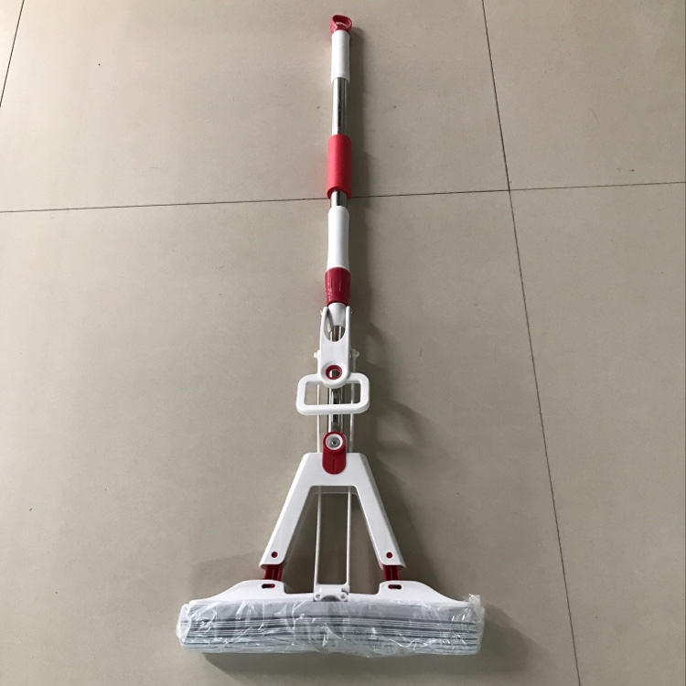 Stainless Steel 33Cm Water-Absorbing Collodion Mop Absorbent Collodion Squeezer Sponge Mop Telescopic Absorbent Mop