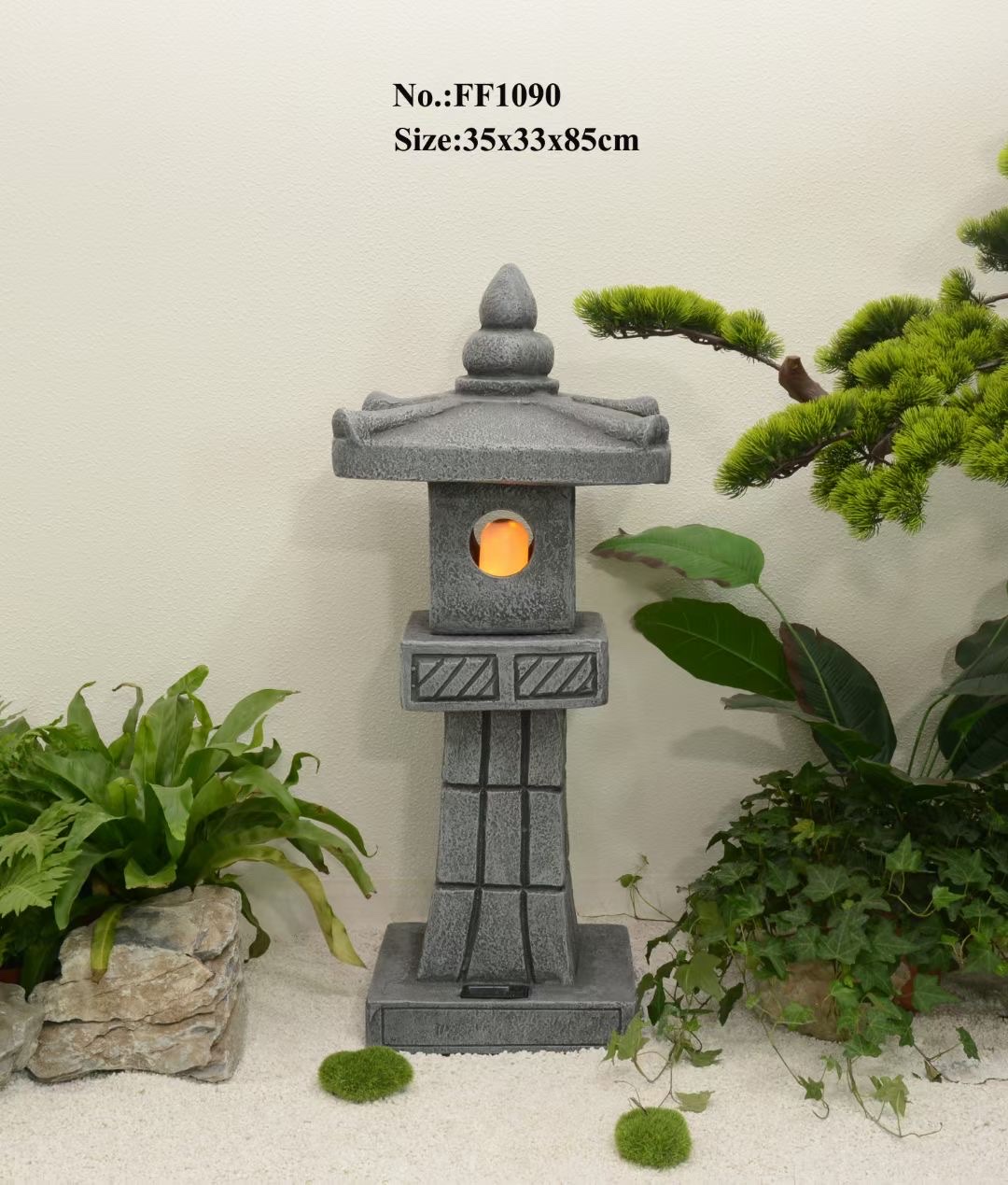 诸葛工艺庭院流水摆件阳台鱼池造景顶楼花园装饰布置景观鱼缸喷泉雾化加湿器爆款7279-273详情图5