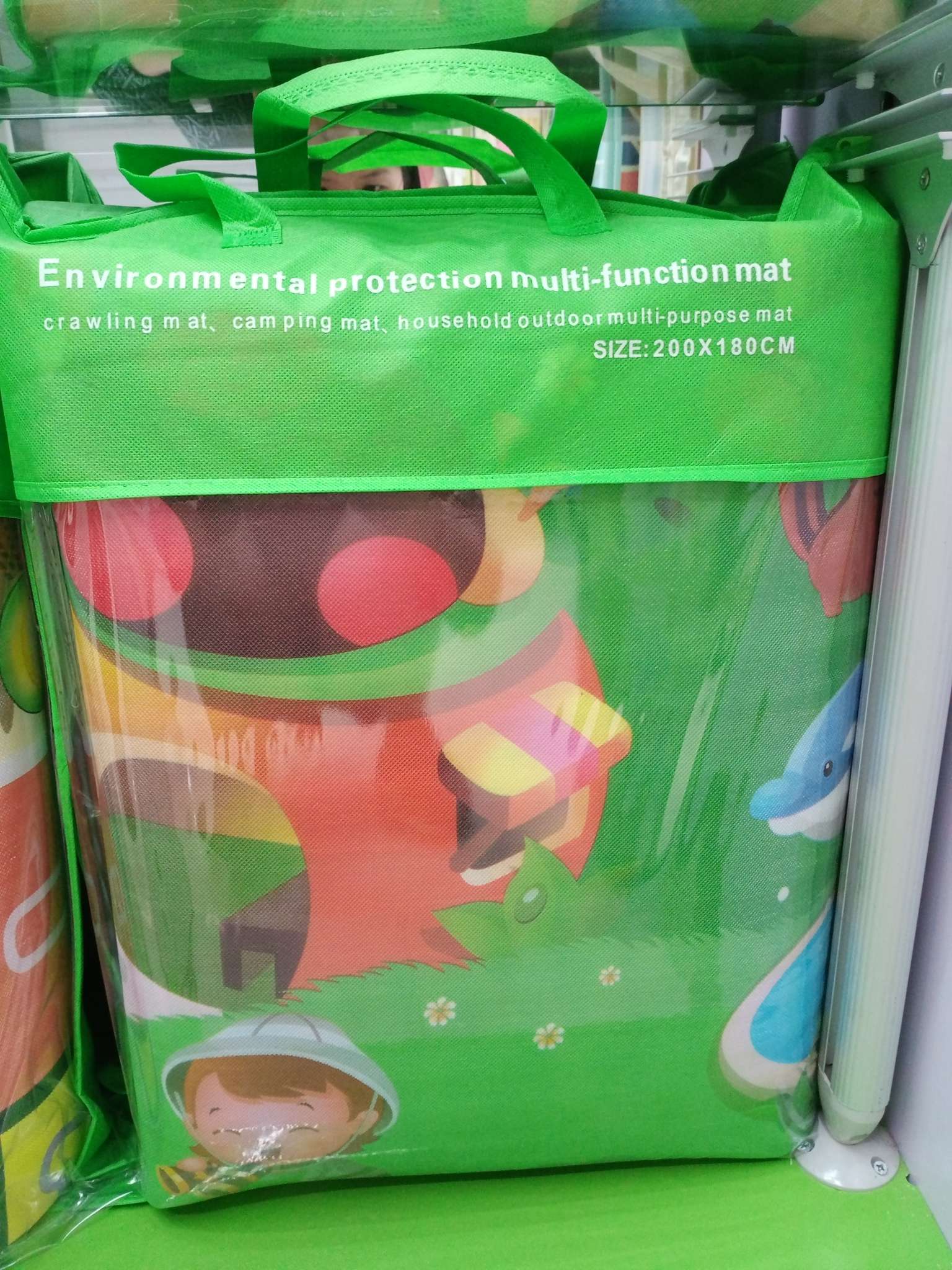 0.5cm双面爬爬垫 爬行垫厂家直销现货无纺布包边LD 120*180详情8