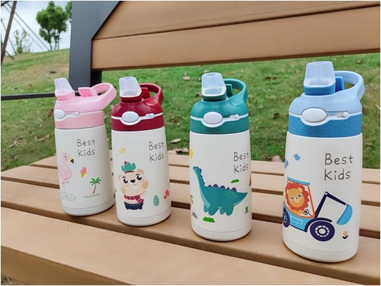 锁扣保温杯 316不锈钢-400ml详情图1