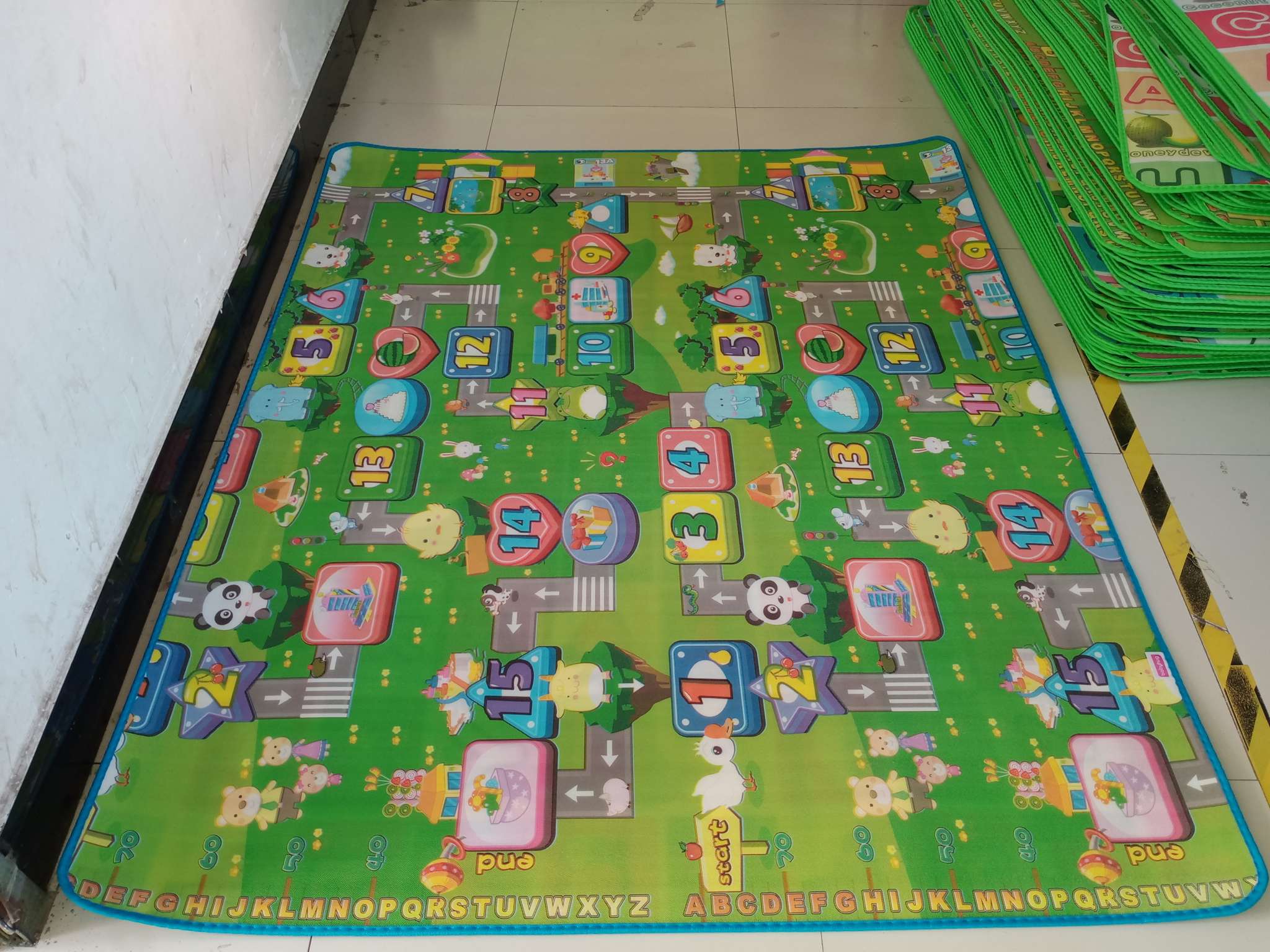 0.5cm双面爬爬垫 爬行垫厂家直销现货无纺布包边LD 120*180详情6