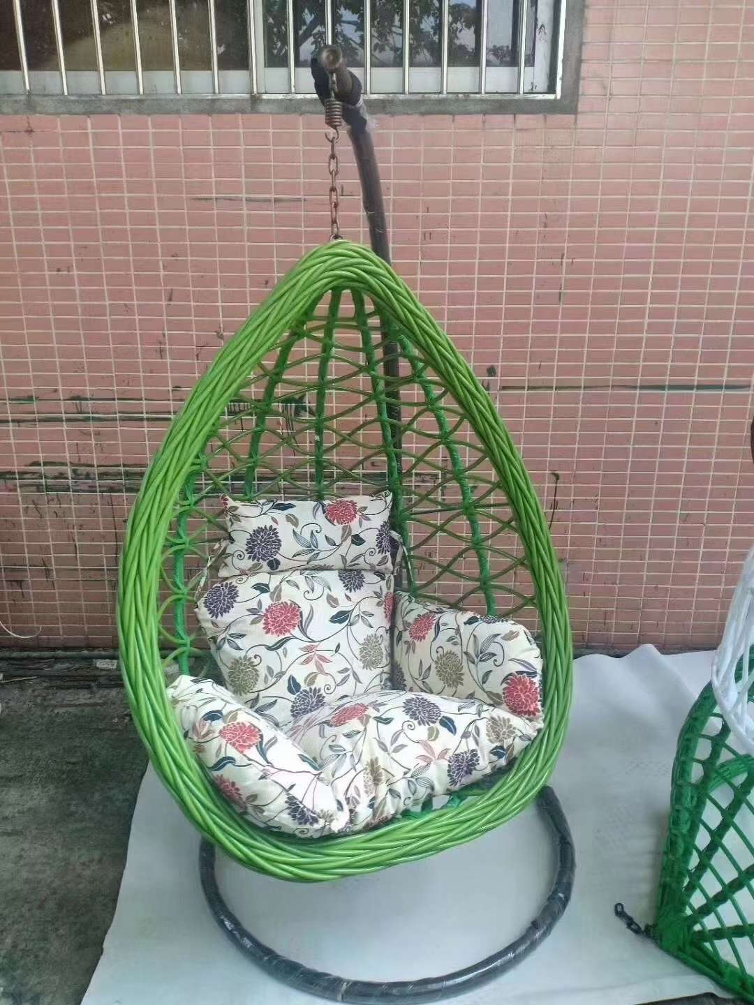 铭华家具厂户外吊兰椅花园秋千椅休闲藤编摇椅详情图9