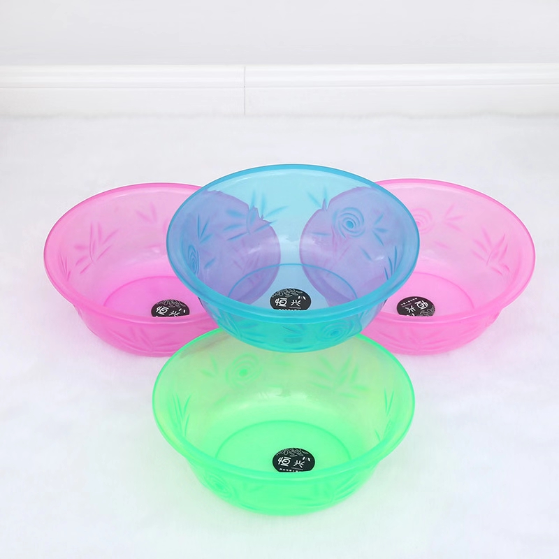 铭华家具厂塑料水盆洗脸盆洗菜盆淘菜盆足浴盆洗漱盆洗澡盆透明盆详情图4