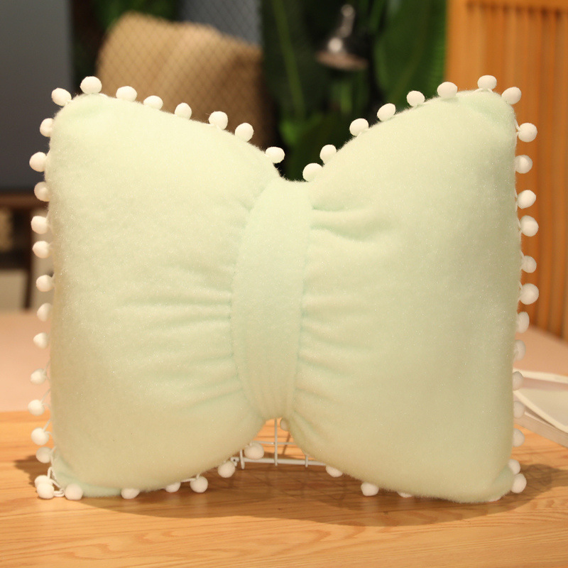 The Instagram-worthy throw pillow, sofa, bow pillow, bedroom bay window decoration, cute cushion, bedside, living room, girlish heart detail image 4