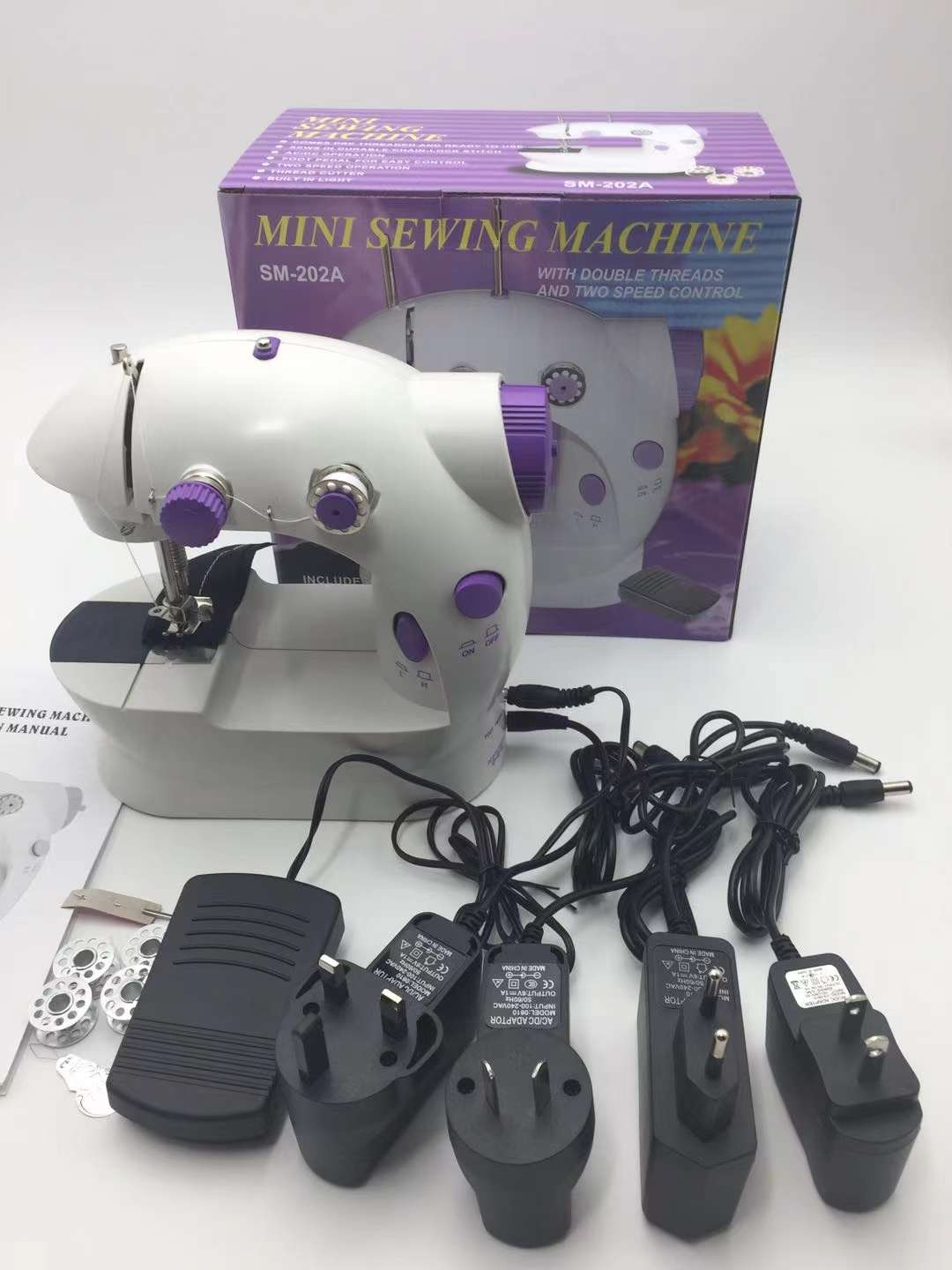 微型电动缝纫机迷你缝纫机全自动台式家用脚踏详情图4
