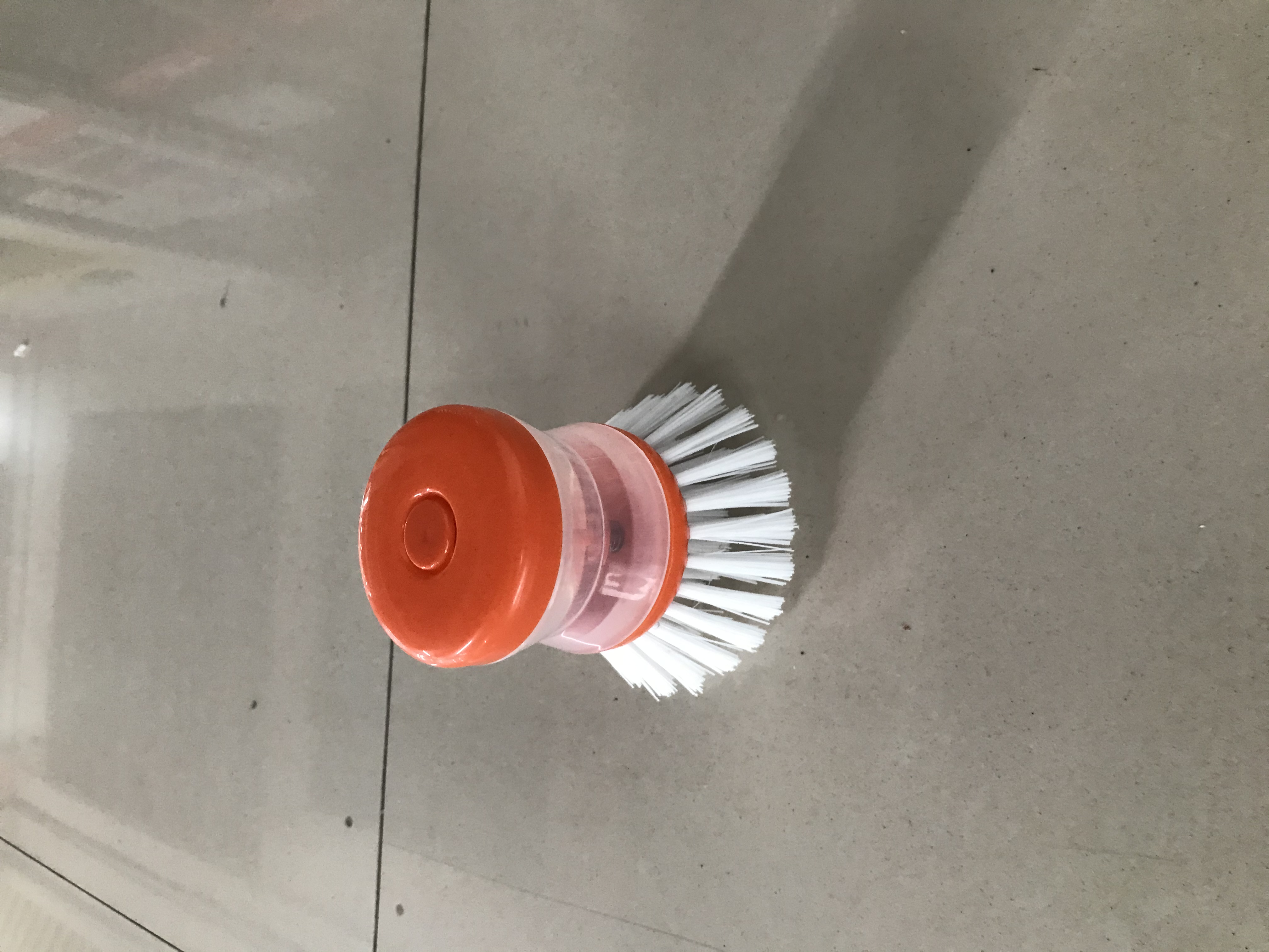 Hydraulic Plastic Pot Brush Strong Decontamination Strong Durable Kitchen Pot Brush Tool Multi-Functional Brush Add Liquid Wash Pot Wash Dish Brush Specification drawing
