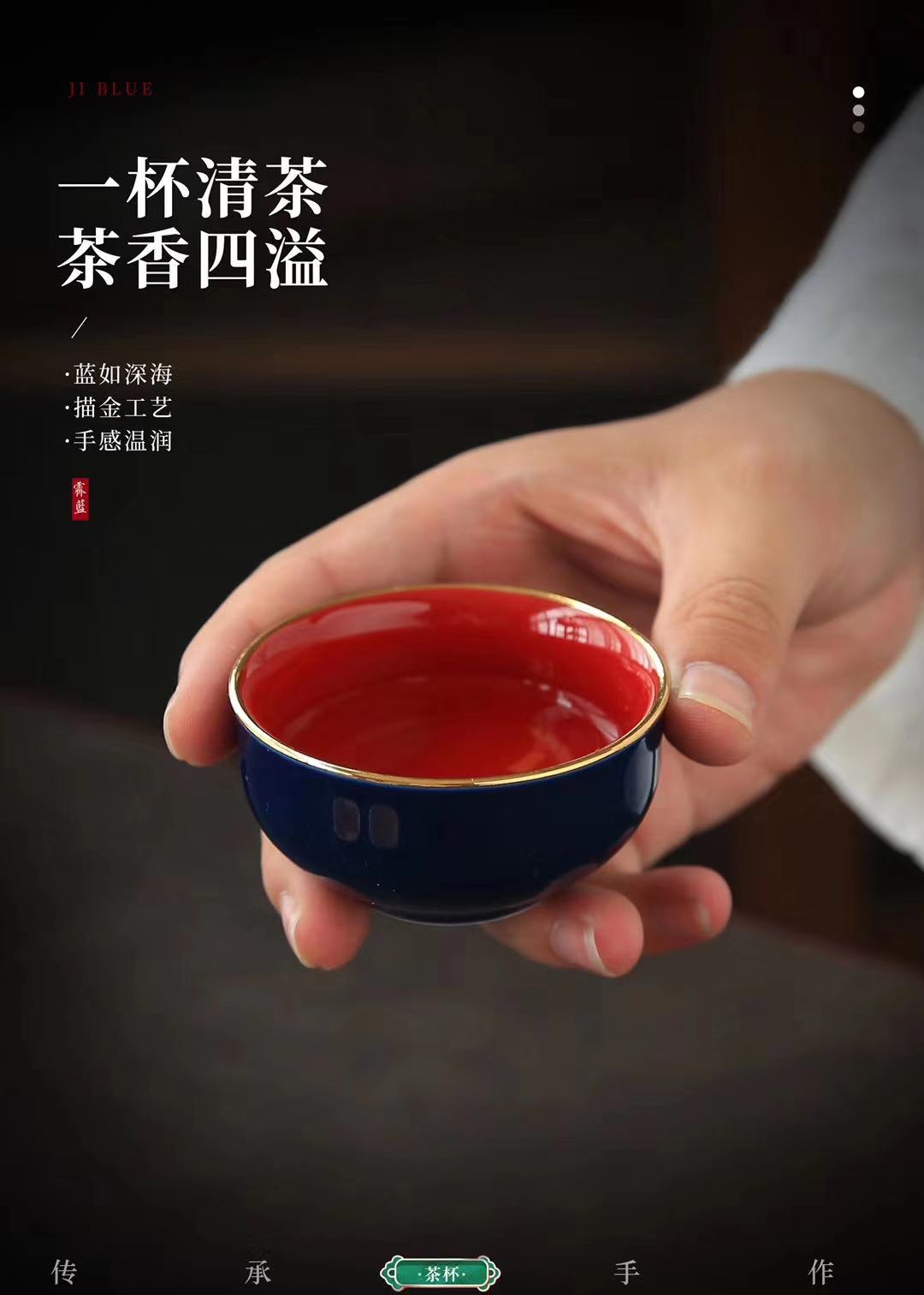 陶瓷家用功夫茶具家用客厅轻奢会客泡茶壶盖碗茶杯套装白底实物图