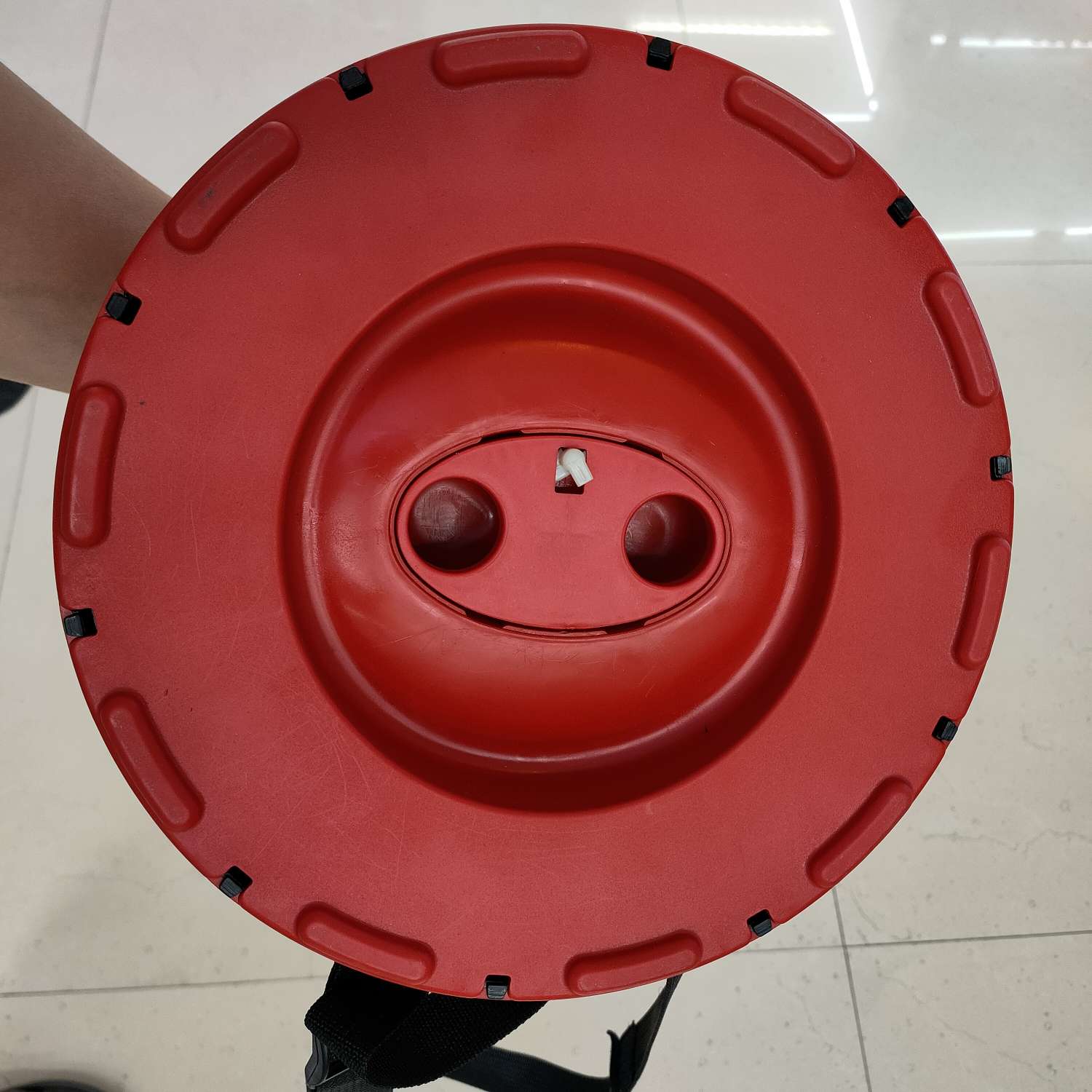 铭华家具厂塑料伸缩凳魔法凳户外便携折叠凳钓鱼凳圆形背包收纳凳详情图7